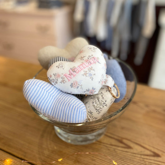 Porte clef brodé Les Enfantines