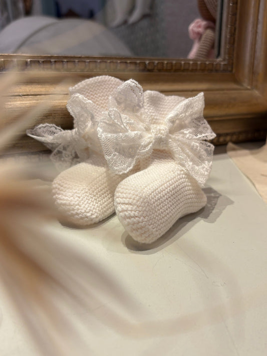 Chaussons dentelle Les Enfantines