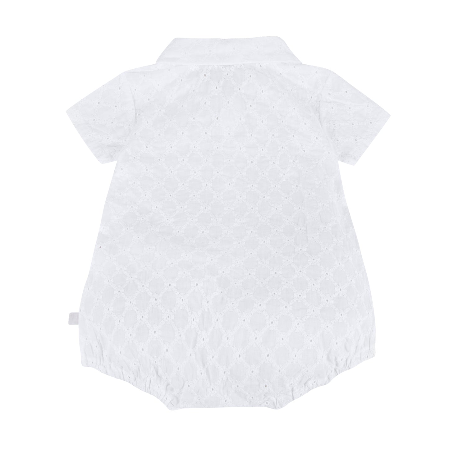 Barboteuse calao Damier blanc Les Enfantines