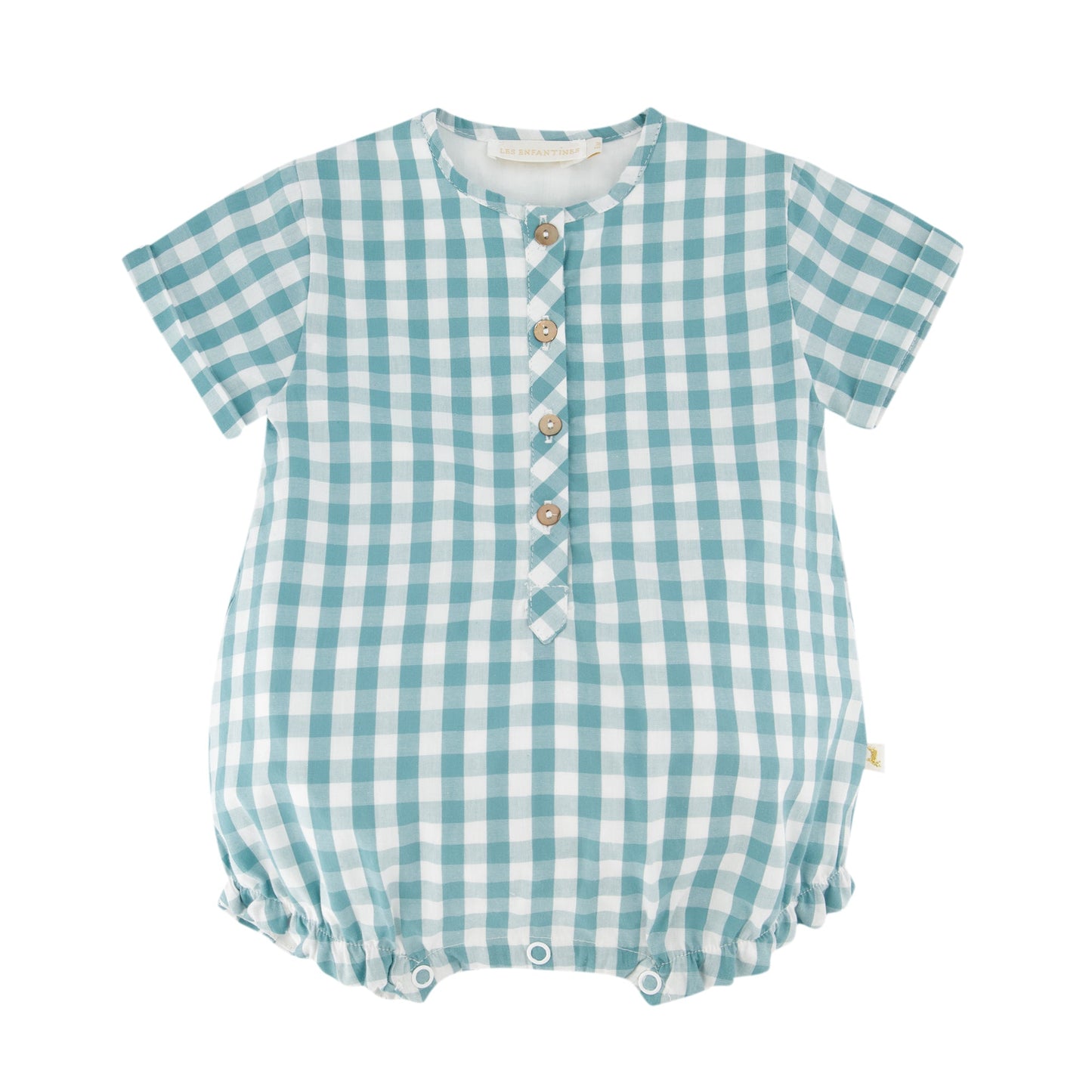 Barboteuse Calao Vichy Quartz Les Enfantines