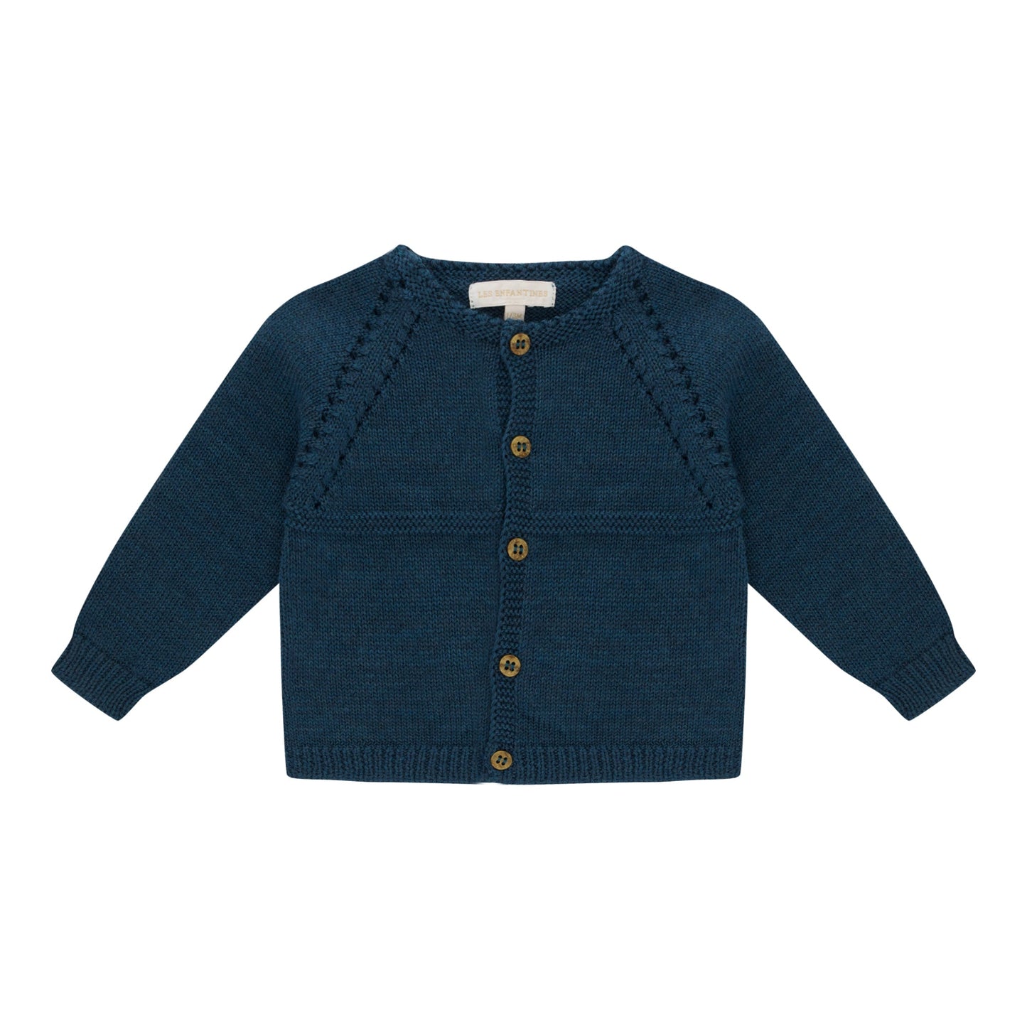 Cardigan chevreuil vert sapin les enfantines