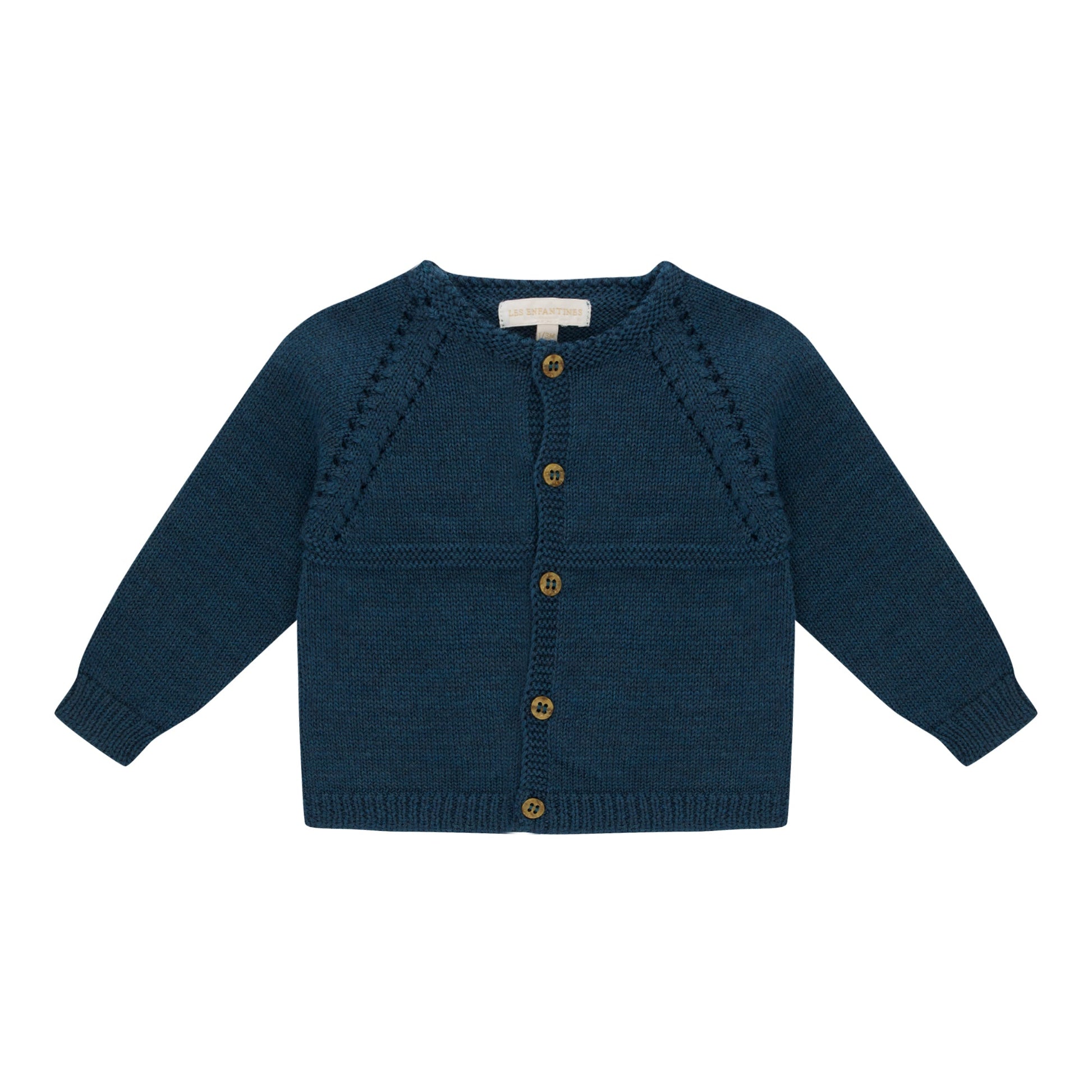 Cardigan chevreuil vert sapin les enfantines