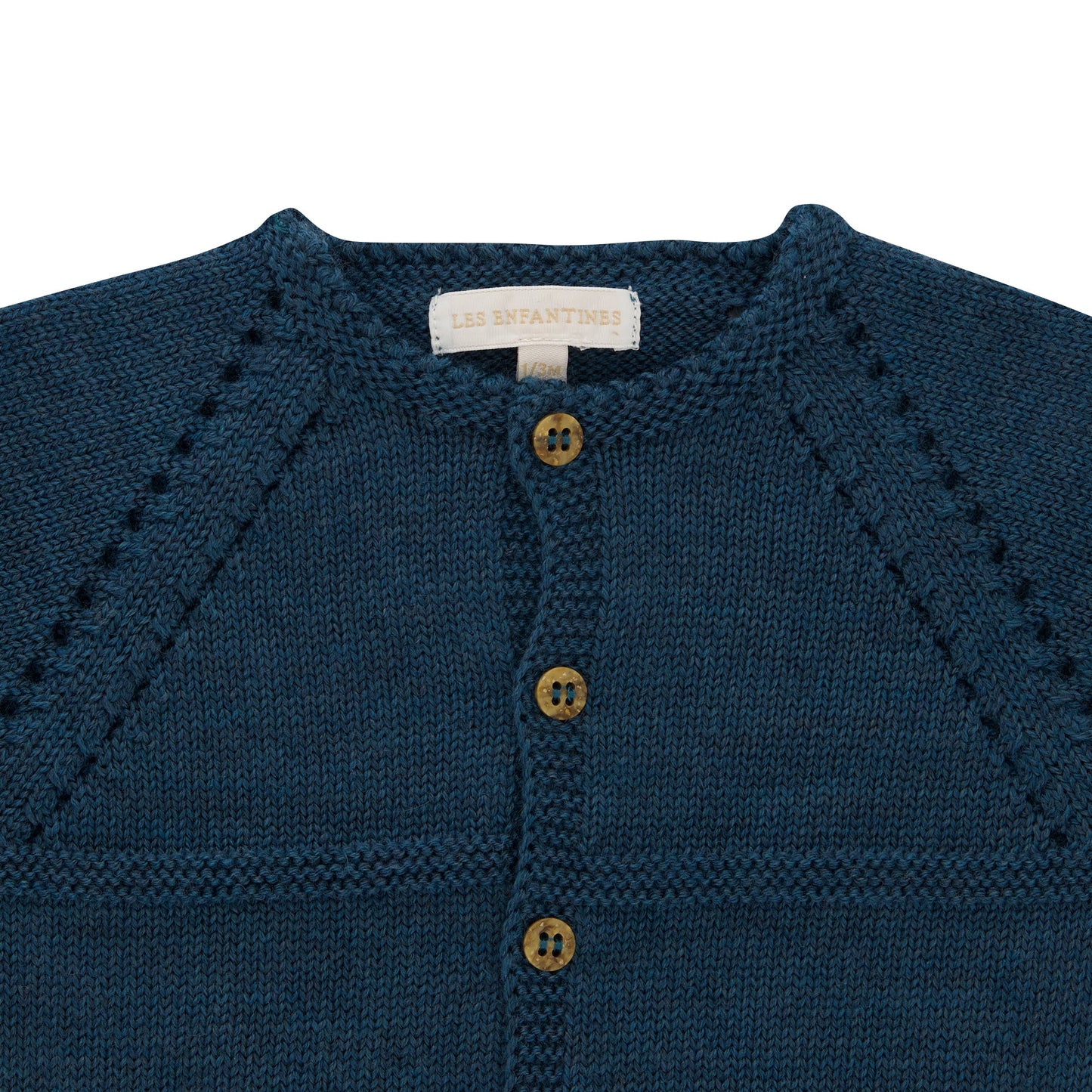 Cardigan chevreuil vert sapin les enfantines