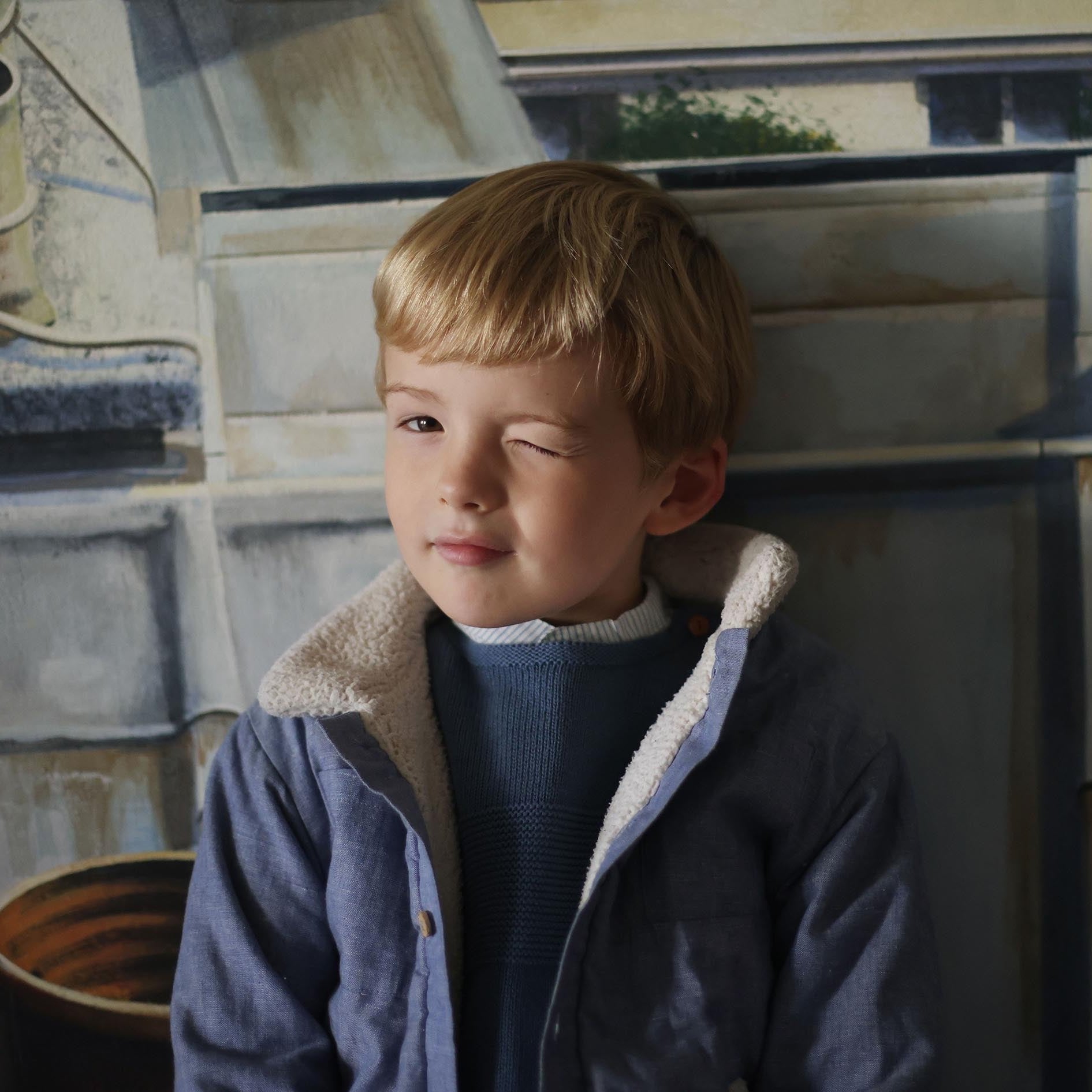 Veste Mulot marine Les Enfantines