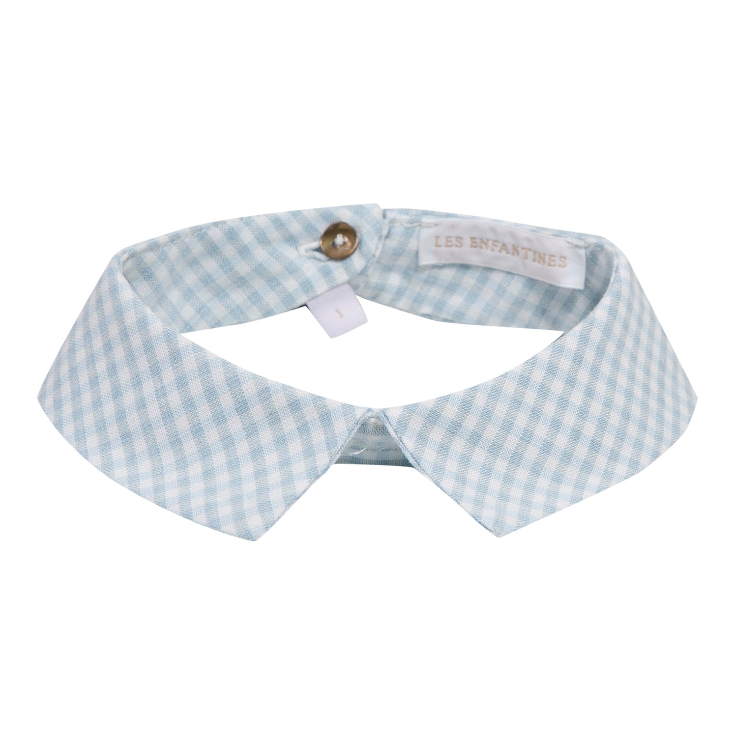 Col Leon vichy bleu Les Enfantines