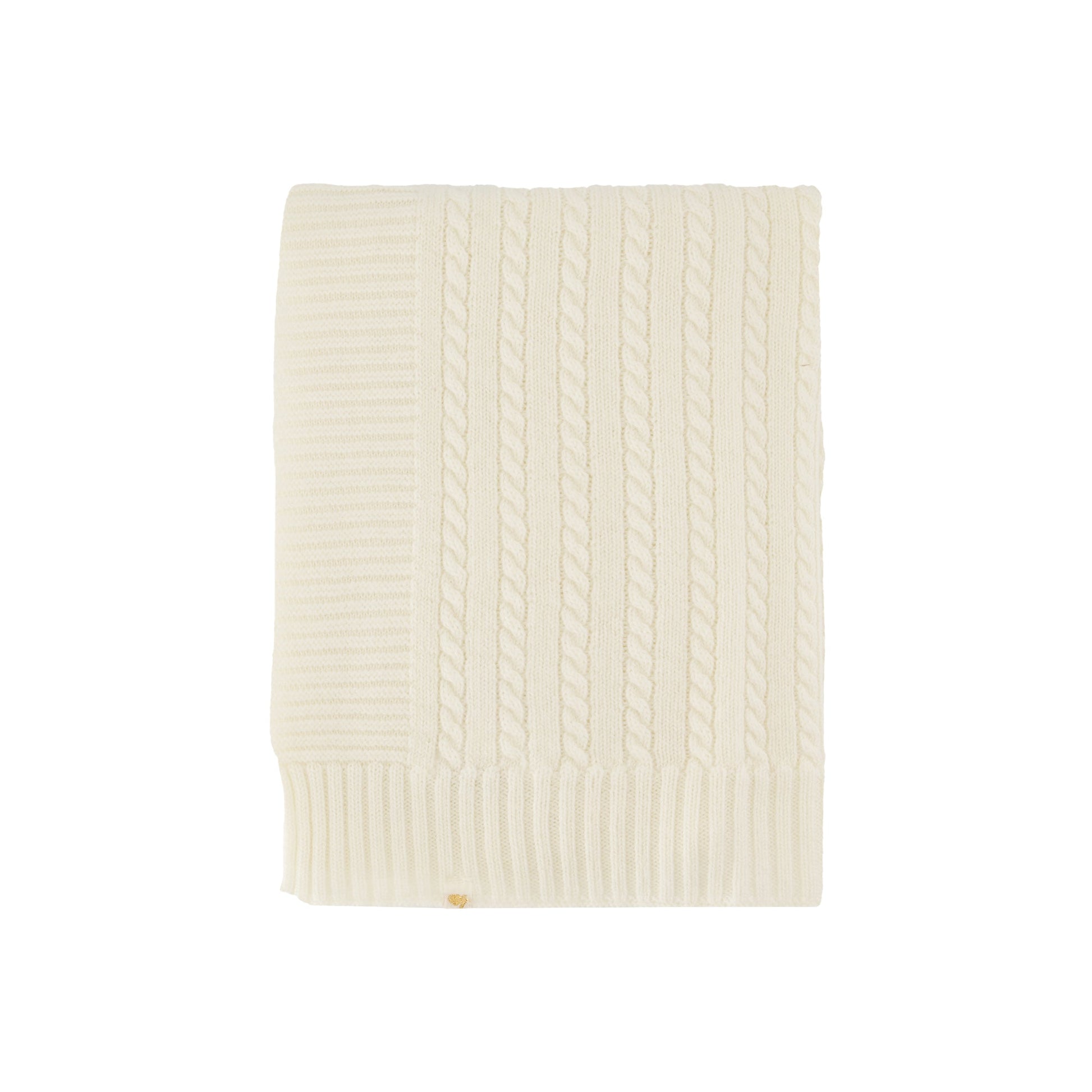 Couverture Marmotte Blanc eclatant Les Enfantines