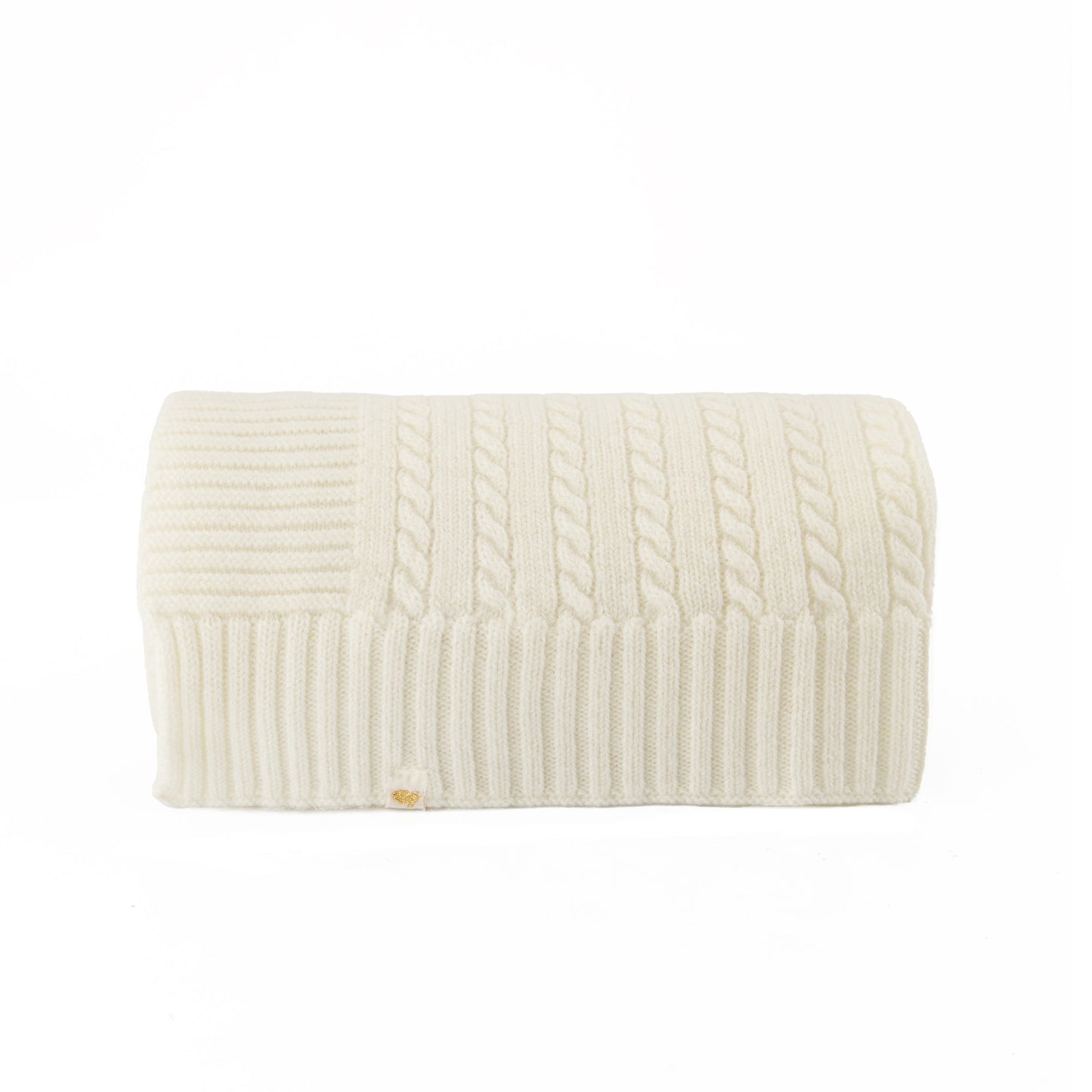 Couverture Marmotte Blanc eclatant Les Enfantines
