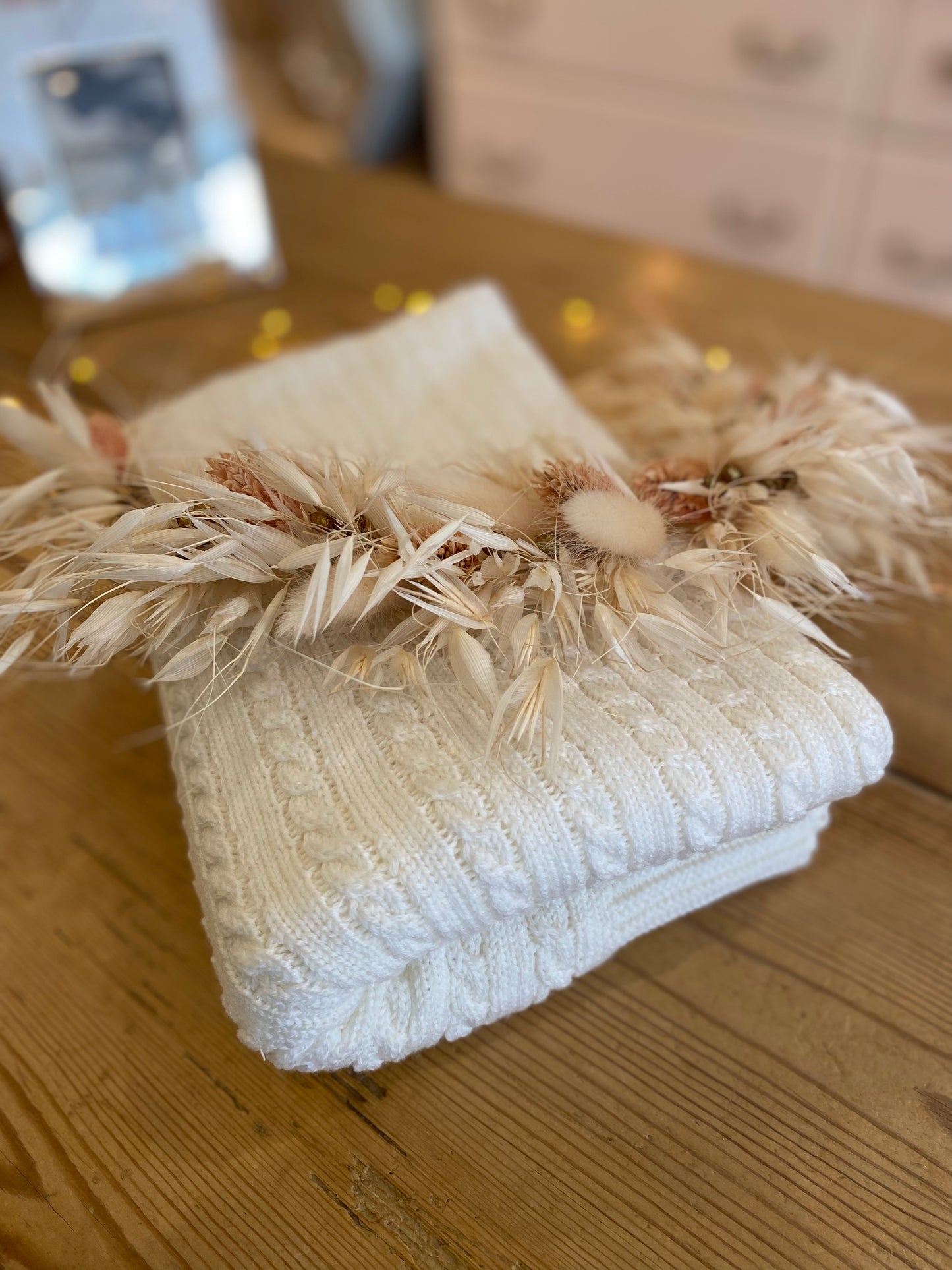 Couverture Marmotte Blanc eclatant Les Enfantines