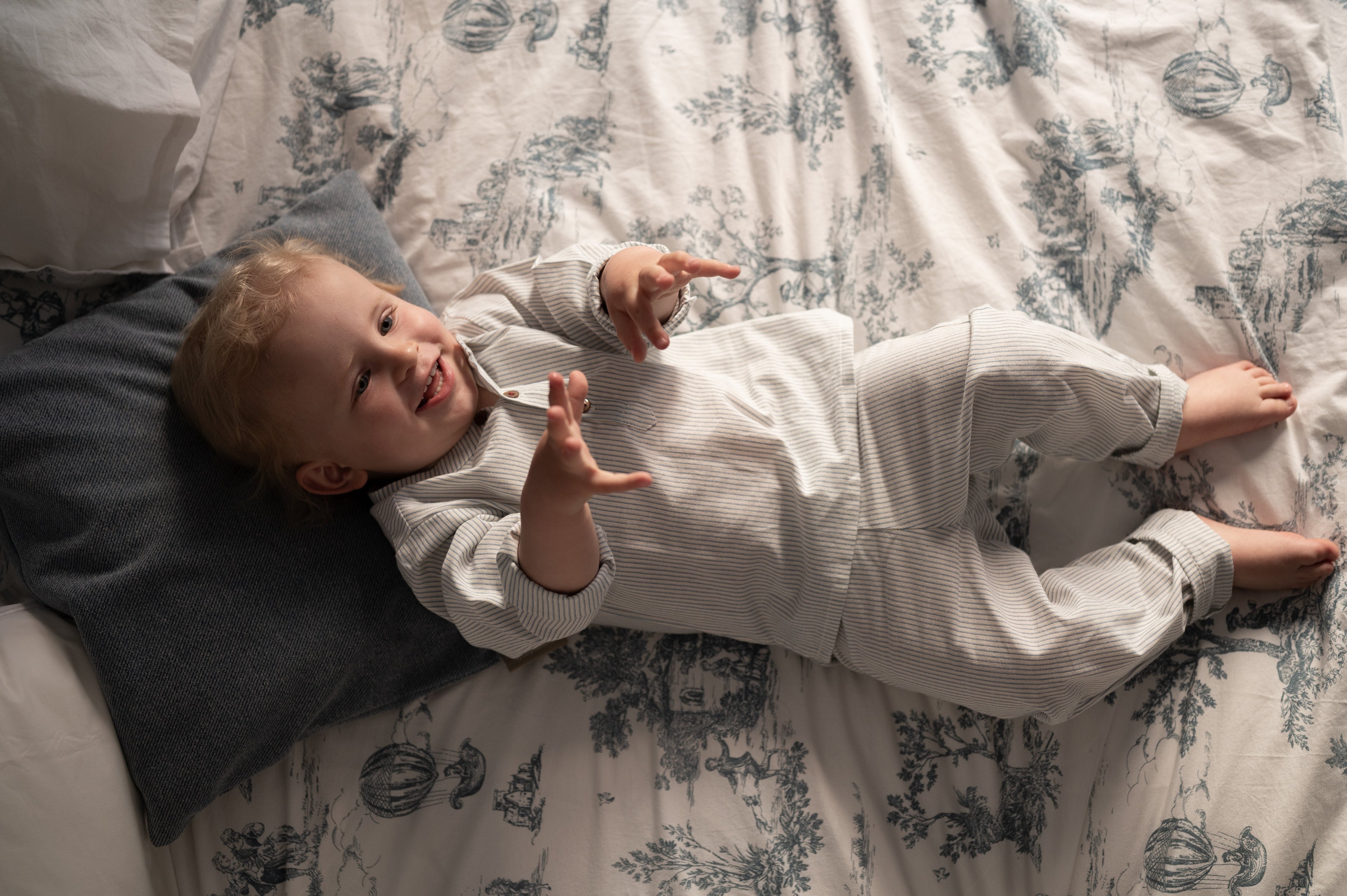 pyjama loir rayures azur les enfantines