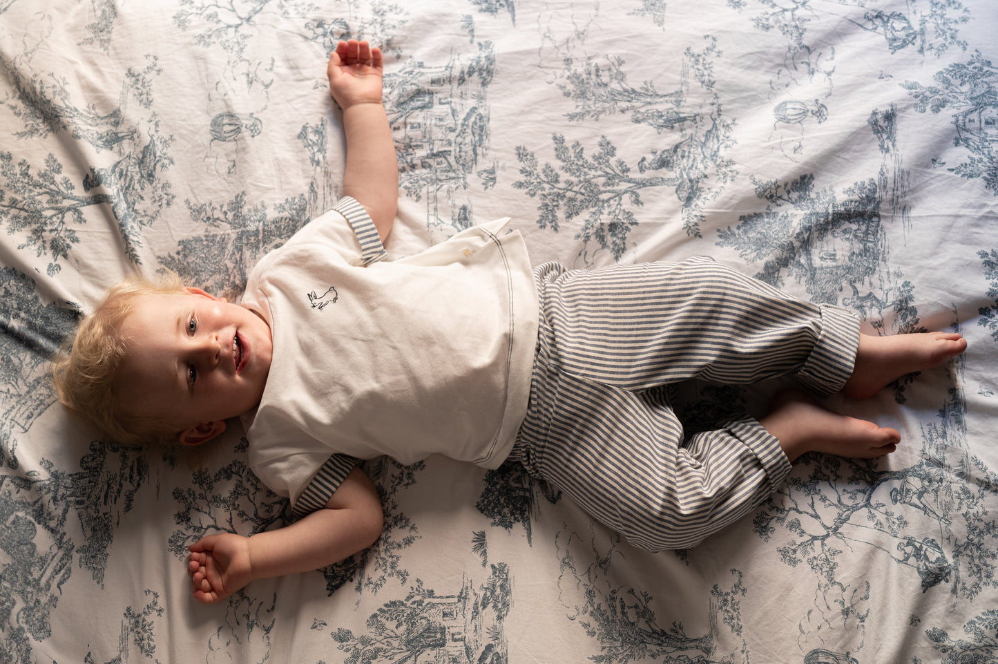 Pyjama loir rayure marine Les Enfantines