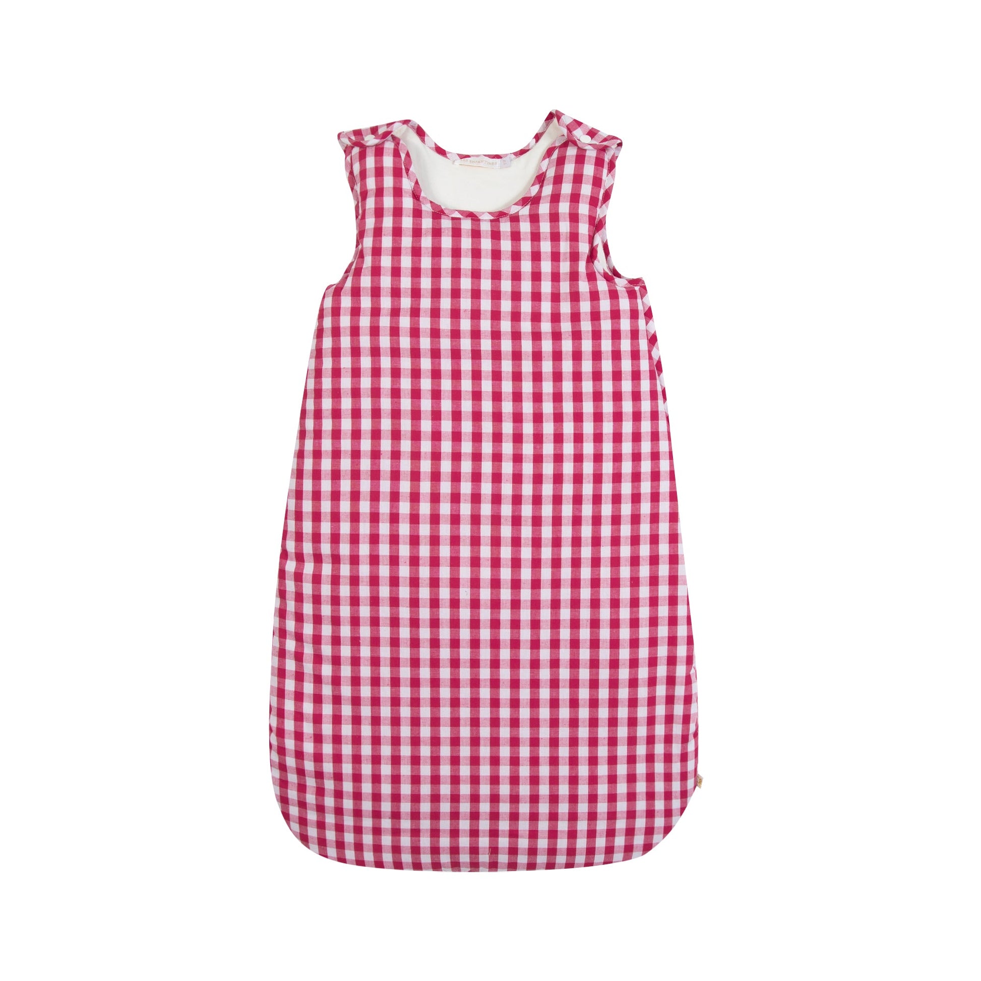 Gigoteuse Vichy framboise Les Enfantines