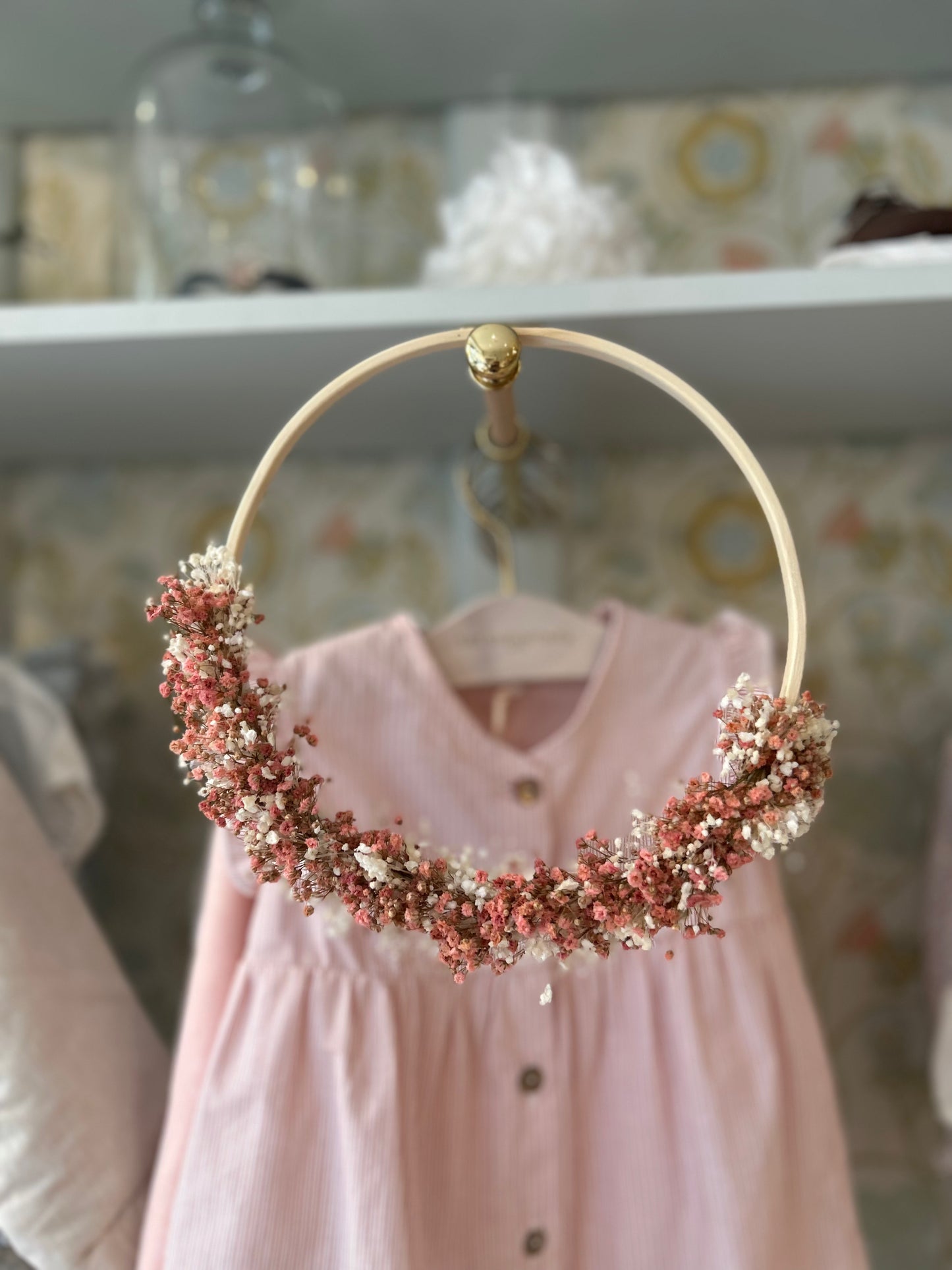 Petite couronne murale décorative Les Enfantines