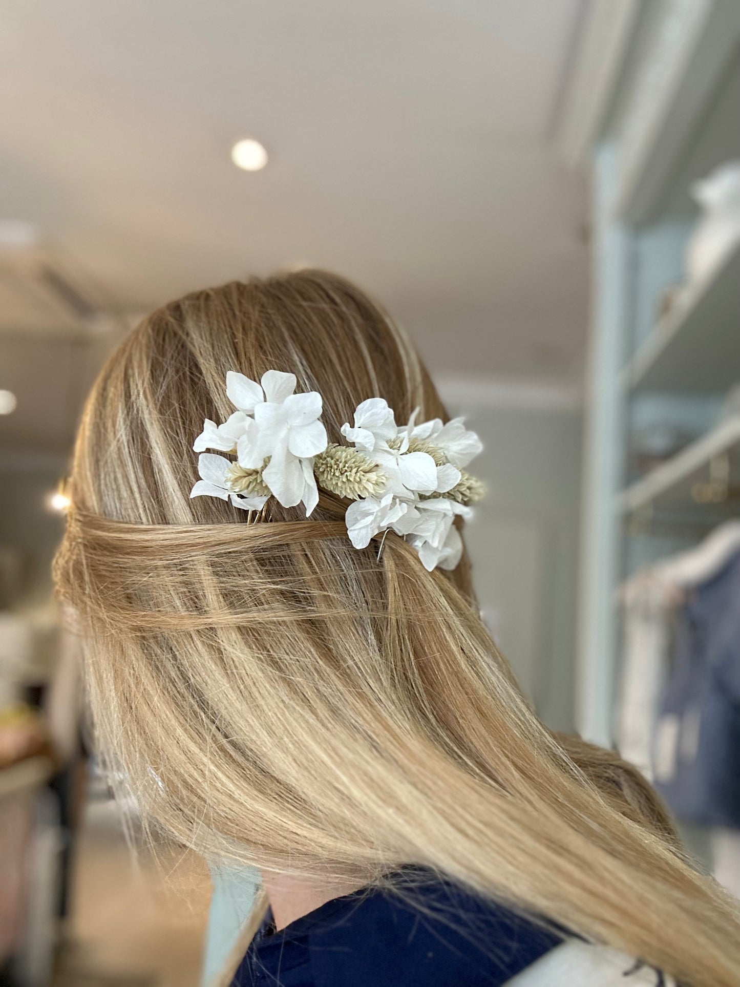 Peigne en fleurs séchées Les Enfantines