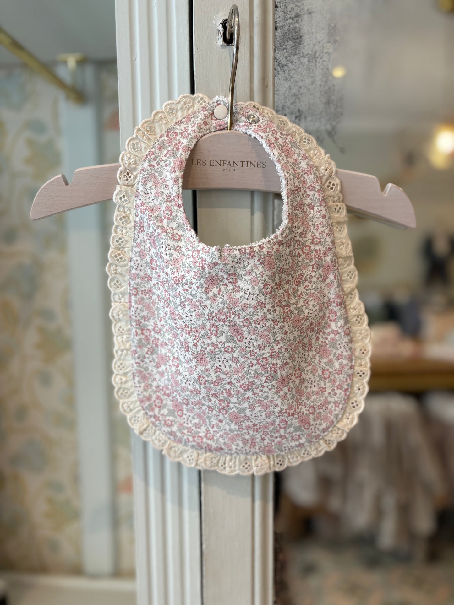 Bavoir Chamois la Rosée Les Enfantines