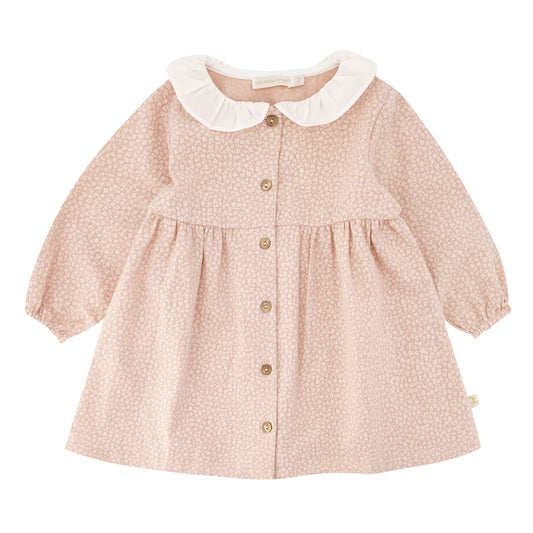 Robe coquerelle léopard rose Les Enfantines