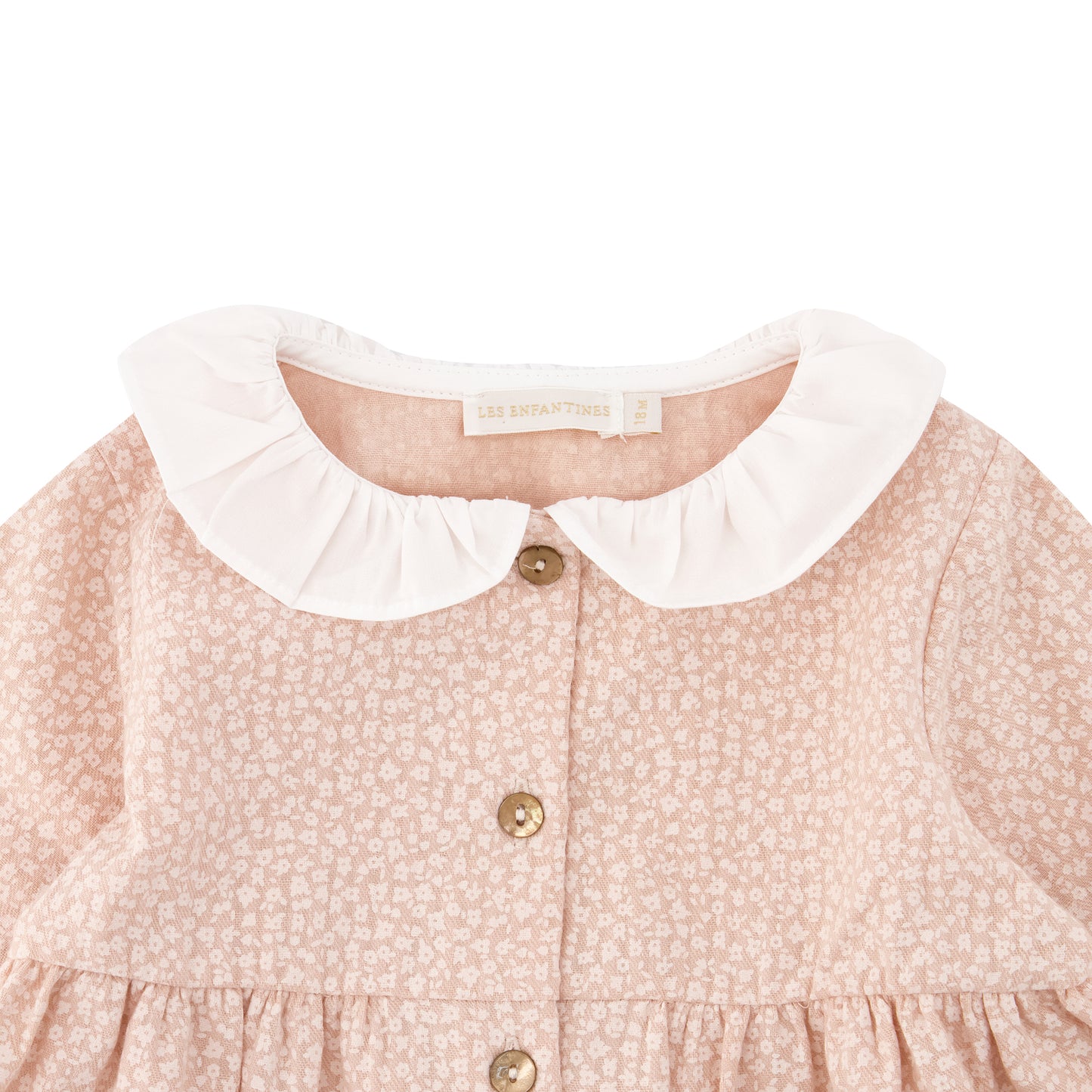 Robe coquerelle léopard rose Les Enfantines