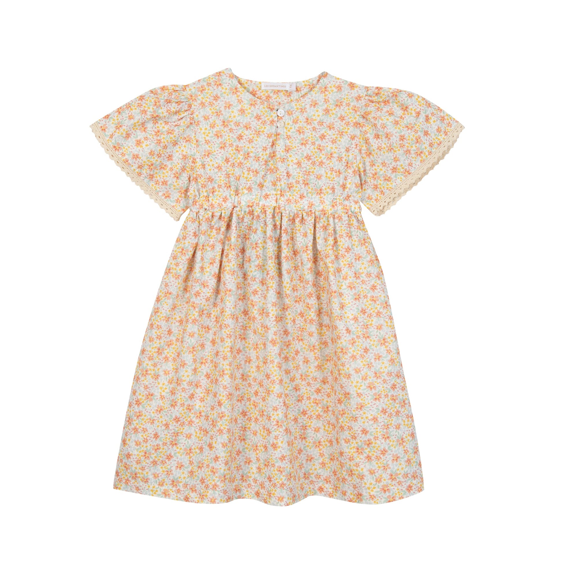 Robe Flamant Orange sanguine Les Enfantines