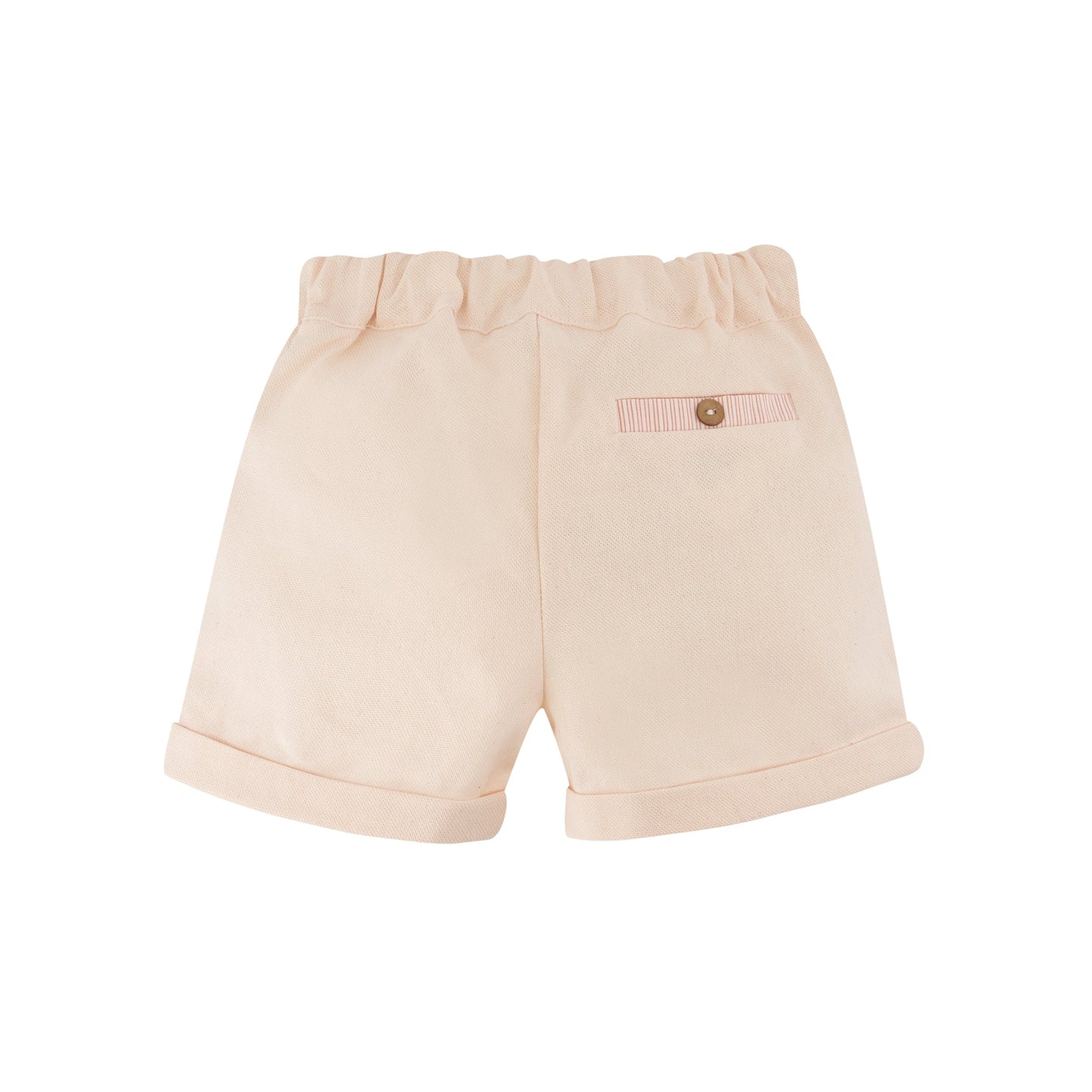 Short Belette Toile Rose Les Enfantines