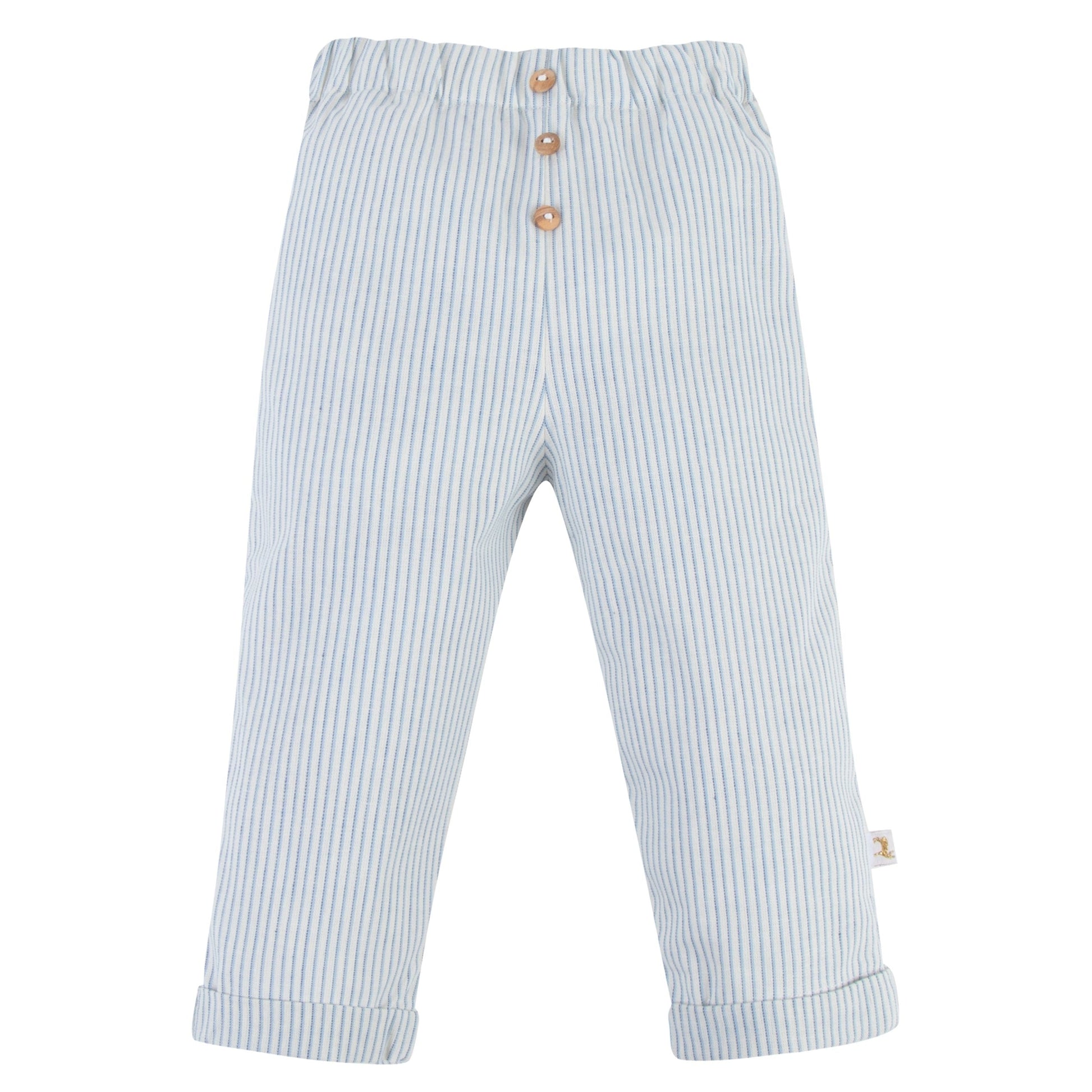 Pantalon Hérisson Rayure Azur Les Enfantines