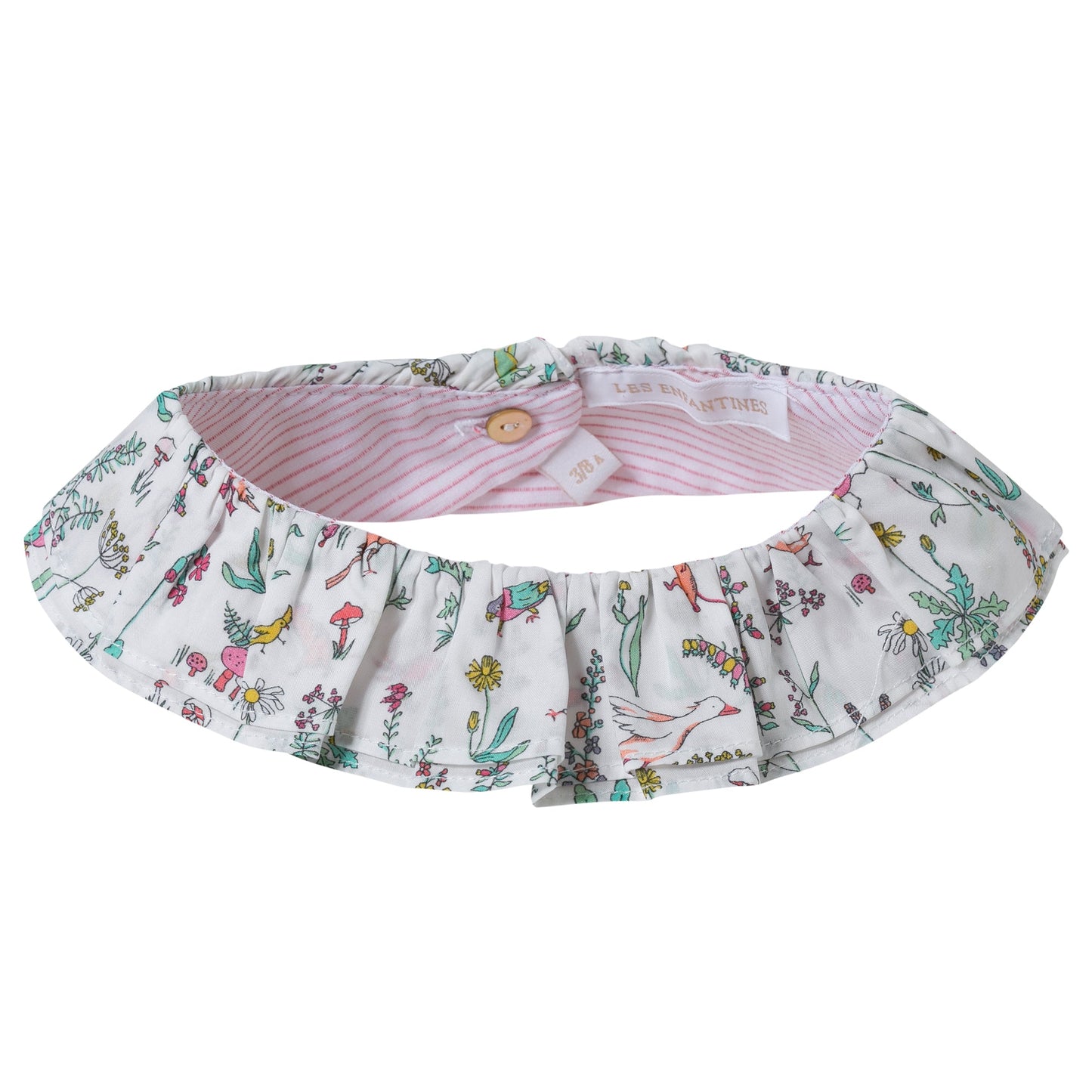 Col Jeanne pink liberty champi Les Enfantines