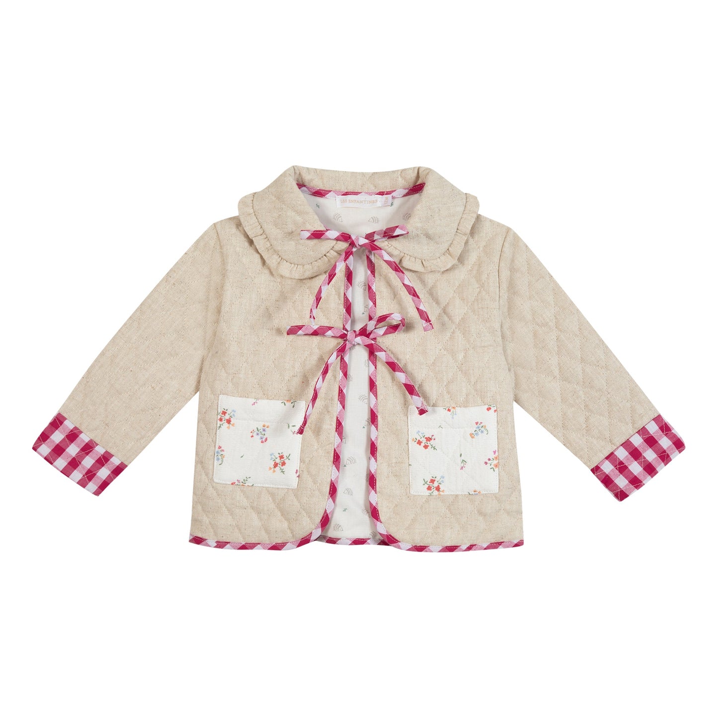 Veste patchwork fleurie les enfantines