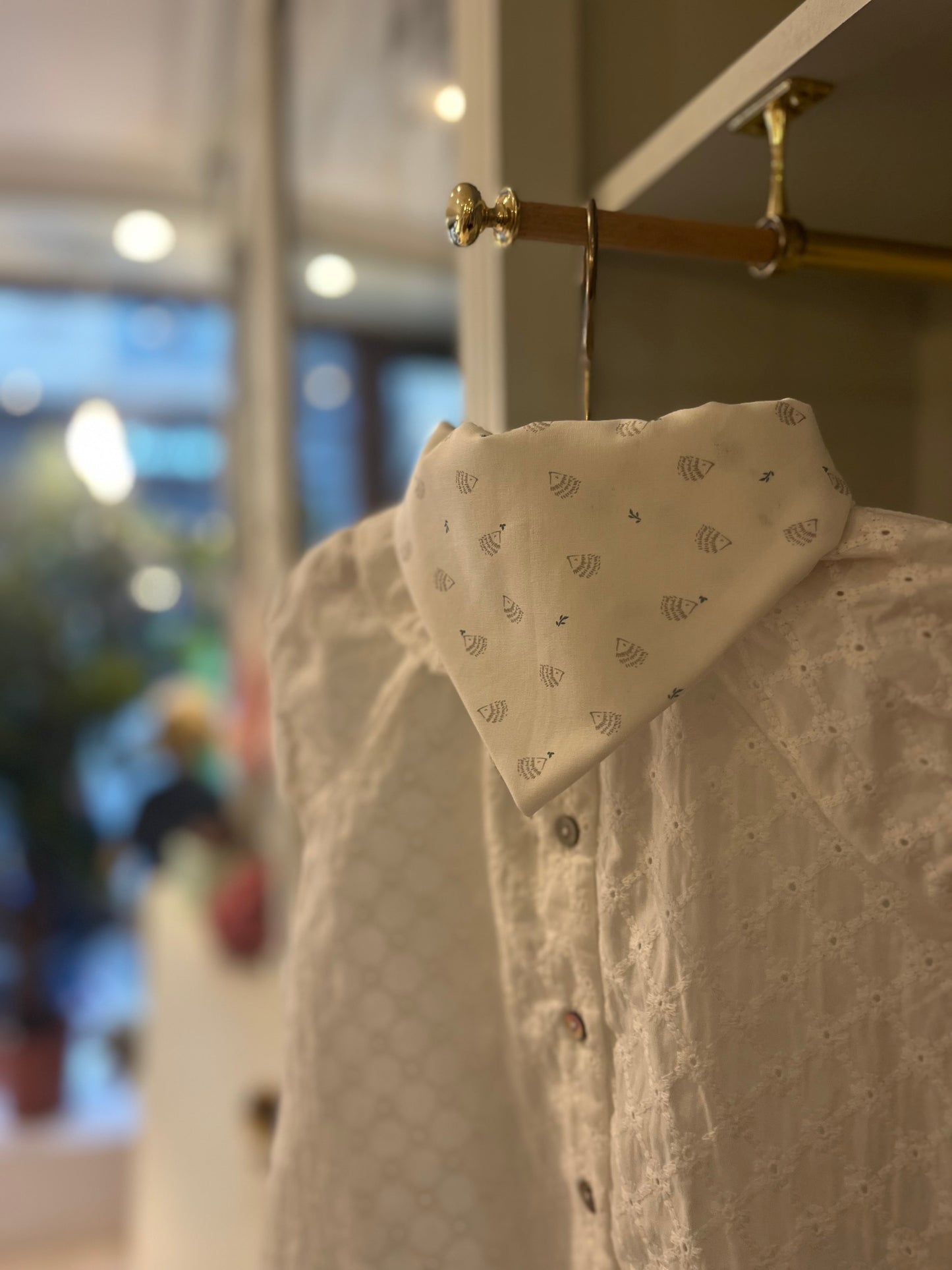 Foulard Lapine Boutons d'or Les Enfantines