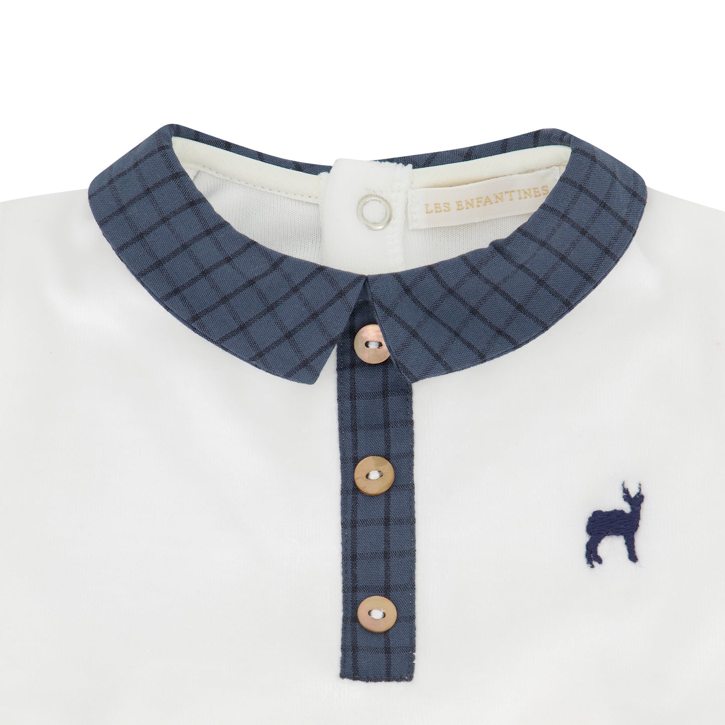 Pyjama loup carreaux moonlight les enfantines