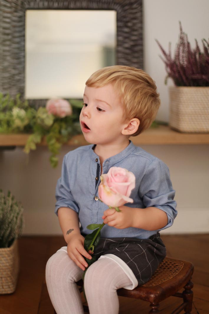 Bloomer hérisson carreaux gris Les Enfantines