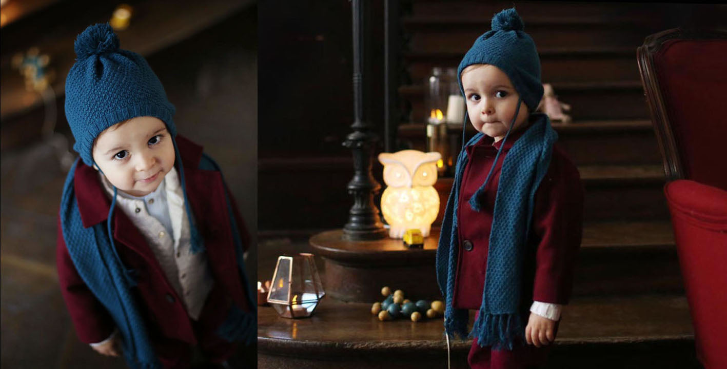 Echarpe laine et cachemire Les Enfantines