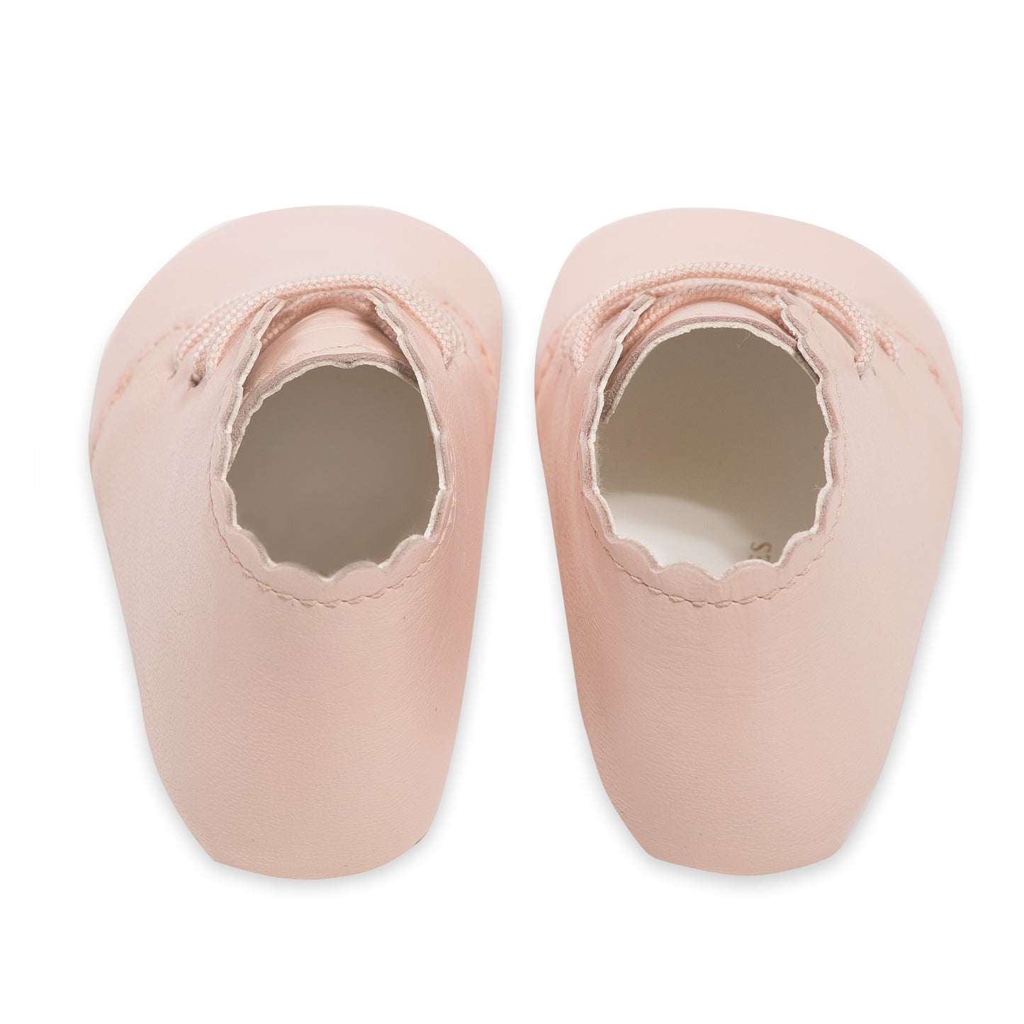 chaussures bottines cuir rose les enfantines