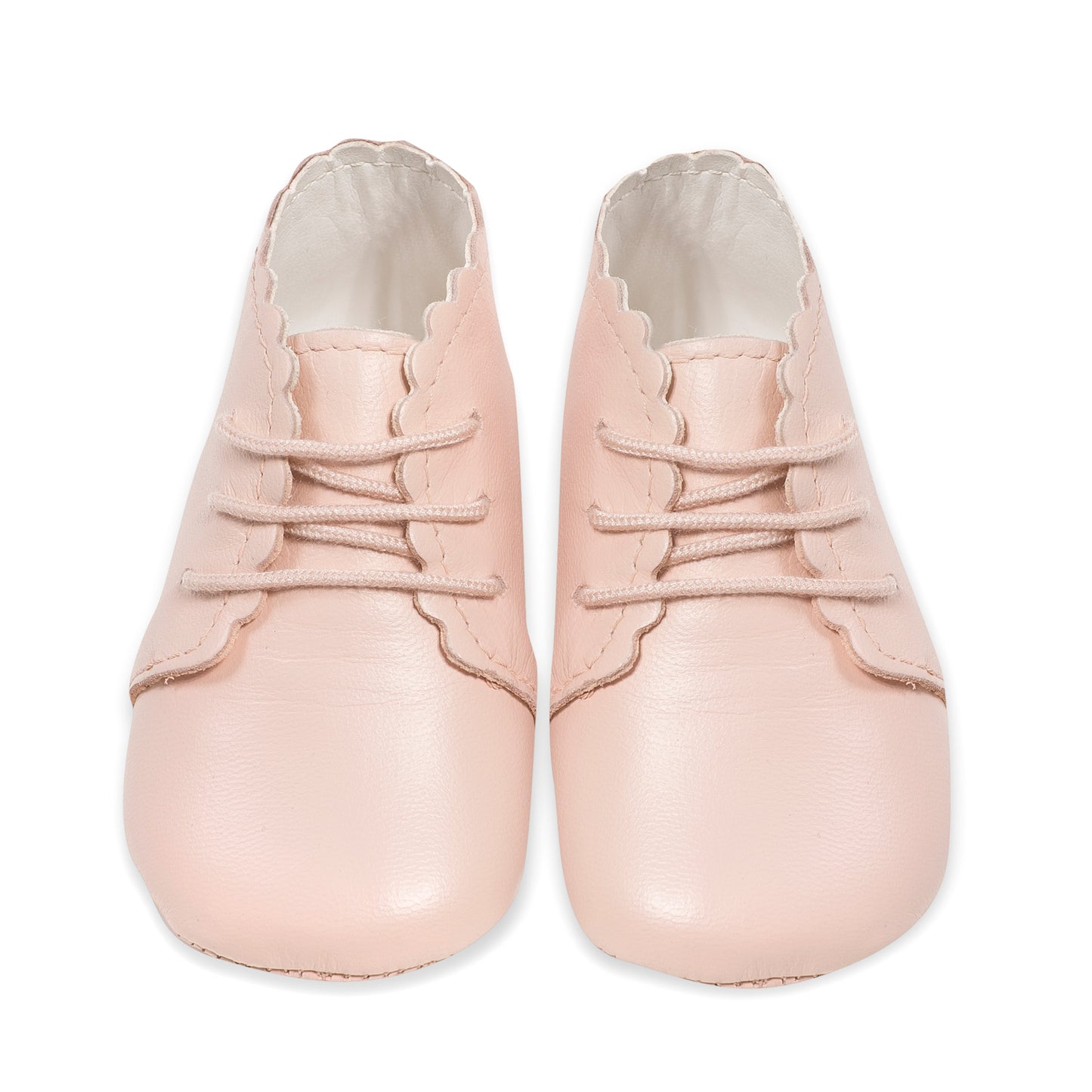 chaussures bottines cuir rose les enfantines