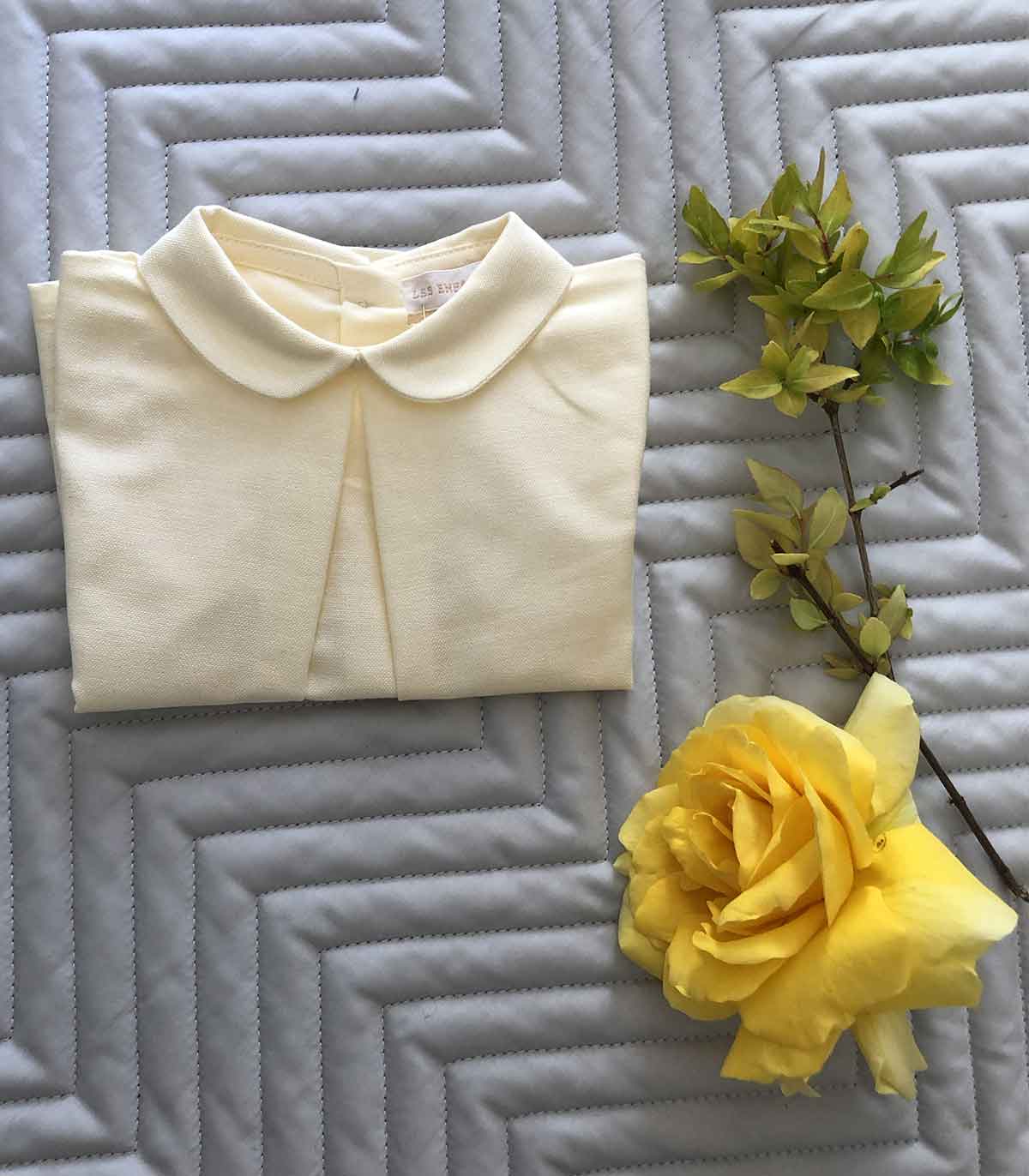 Blouse Calao Oxford jaune les enfantines