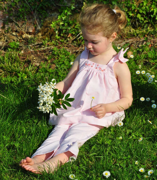 Top Anémone rose Bonbon Les Enfantines