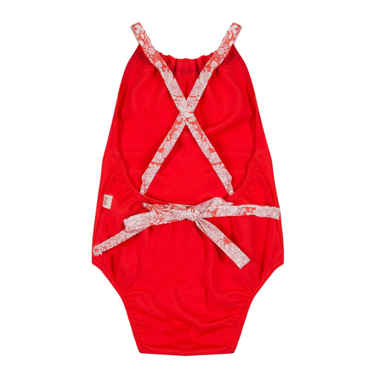 Maillot 1 pièce mandarine Les Enfantines