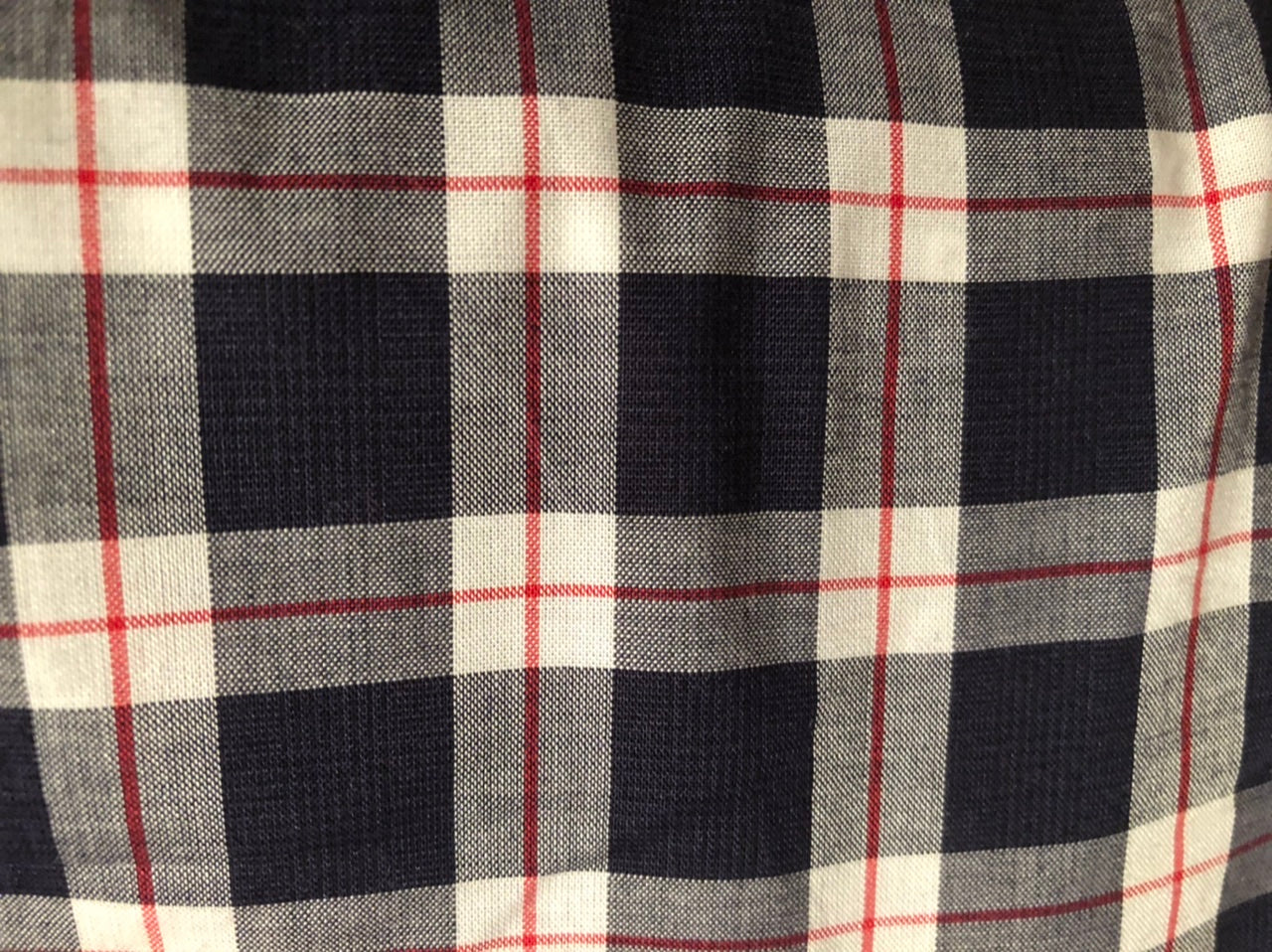 Tissu tartan carreaux marine les enfantines