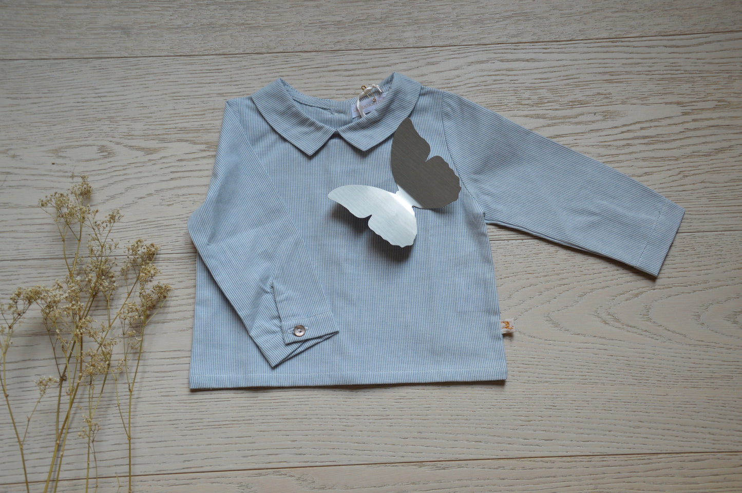 Blouse Calao rayures orage les enfantines