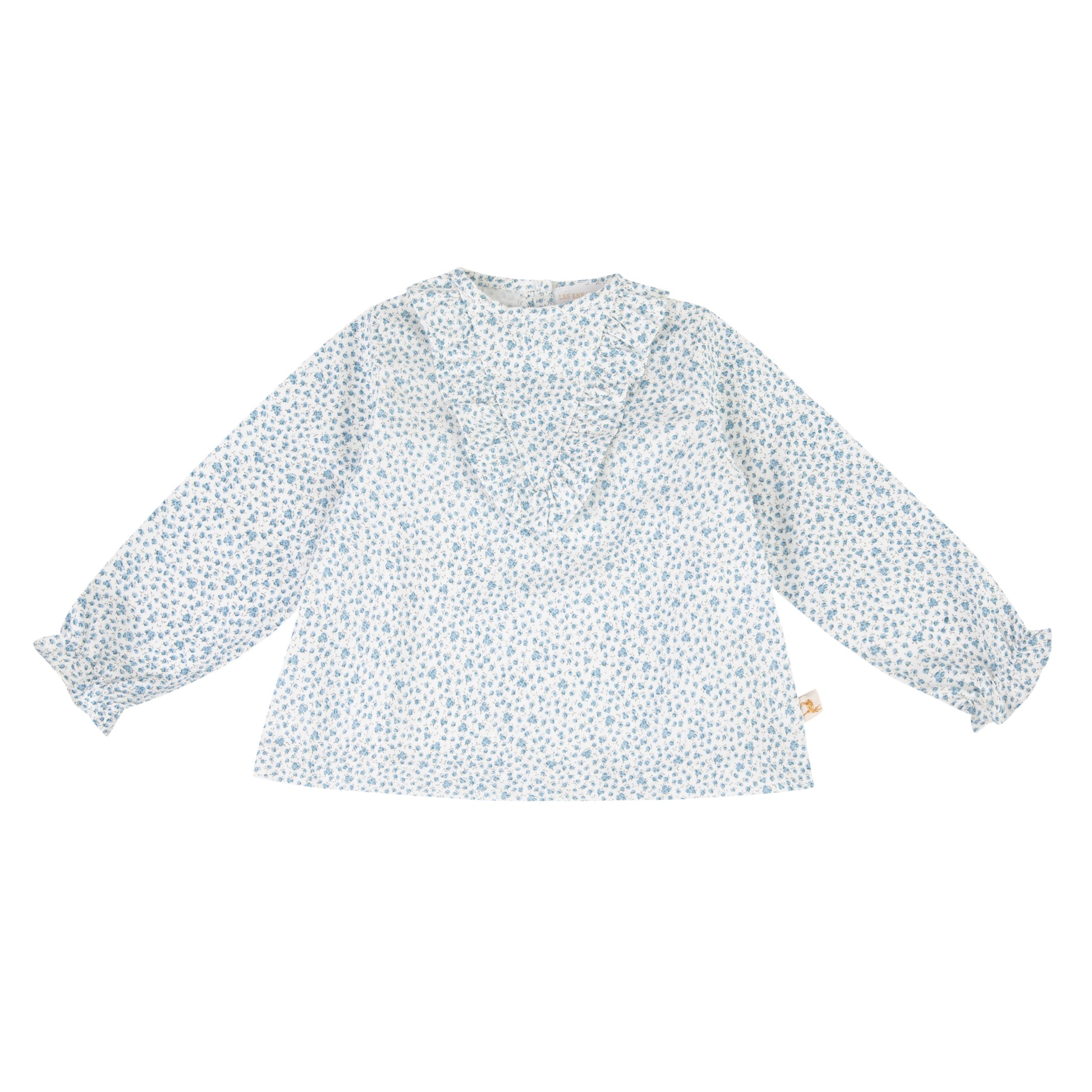 Blouse Licorne oeillets bleus Les Enfantines