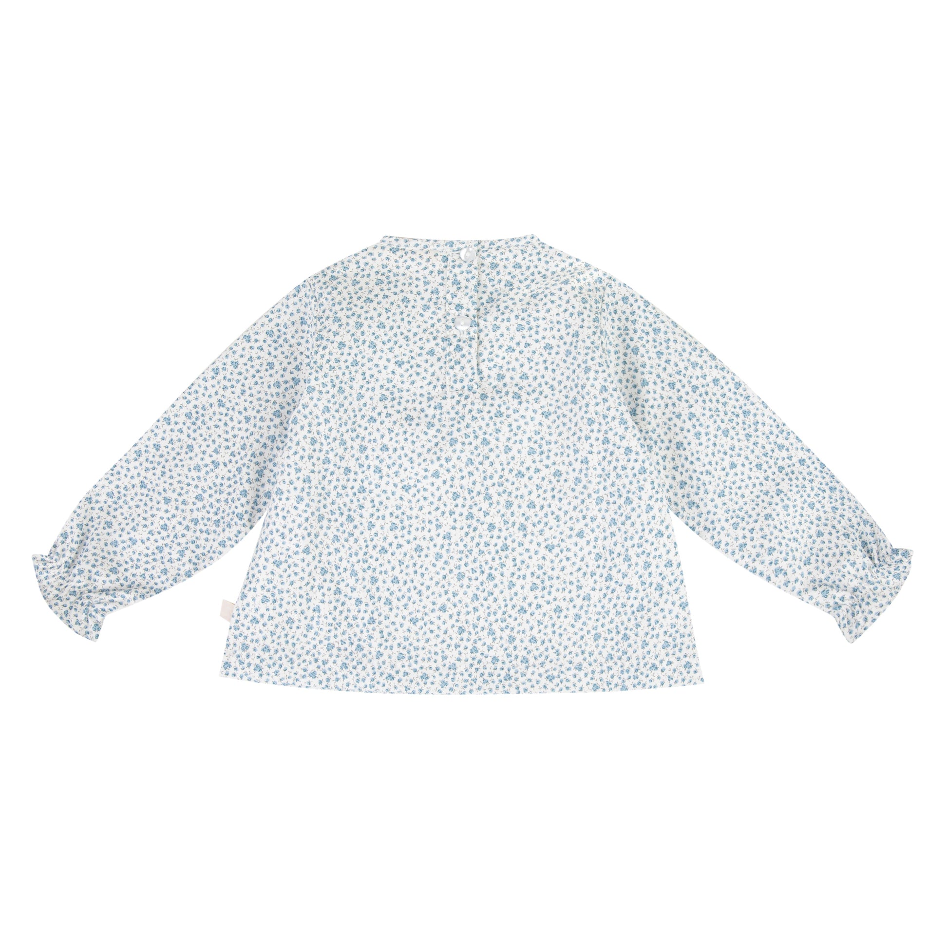 Blouse Licorne oeillets bleus Les Enfantines