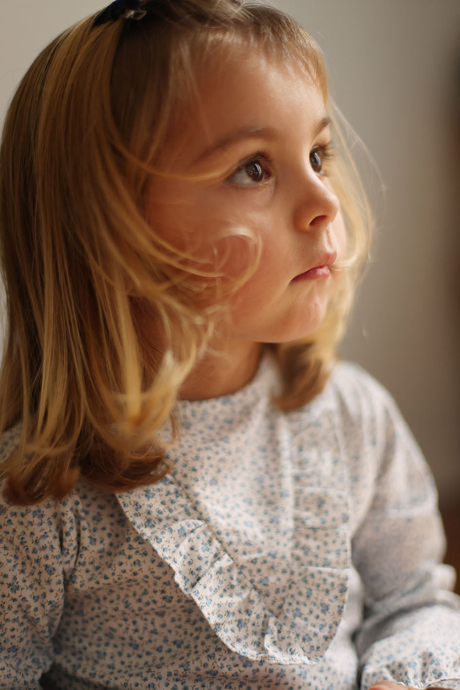 Blouse Licorne oeillets bleus Les Enfantines