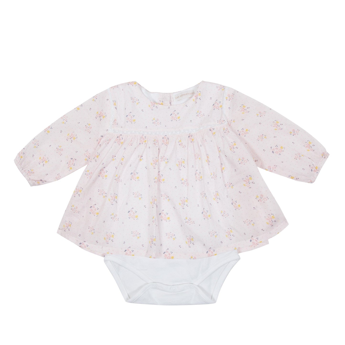 Body et Blouse Aigrette Fleurs vintage Les Enfantines