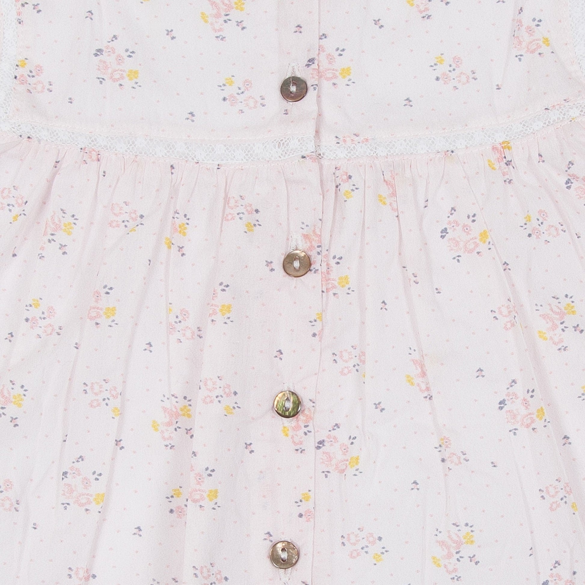 Body et Blouse Aigrette Fleurs vintage Les Enfantines