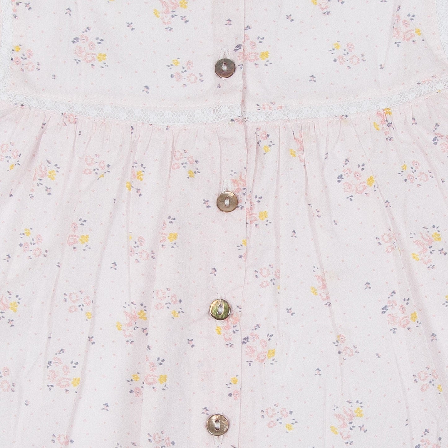 Body et Blouse Aigrette Fleurs vintage Les Enfantines