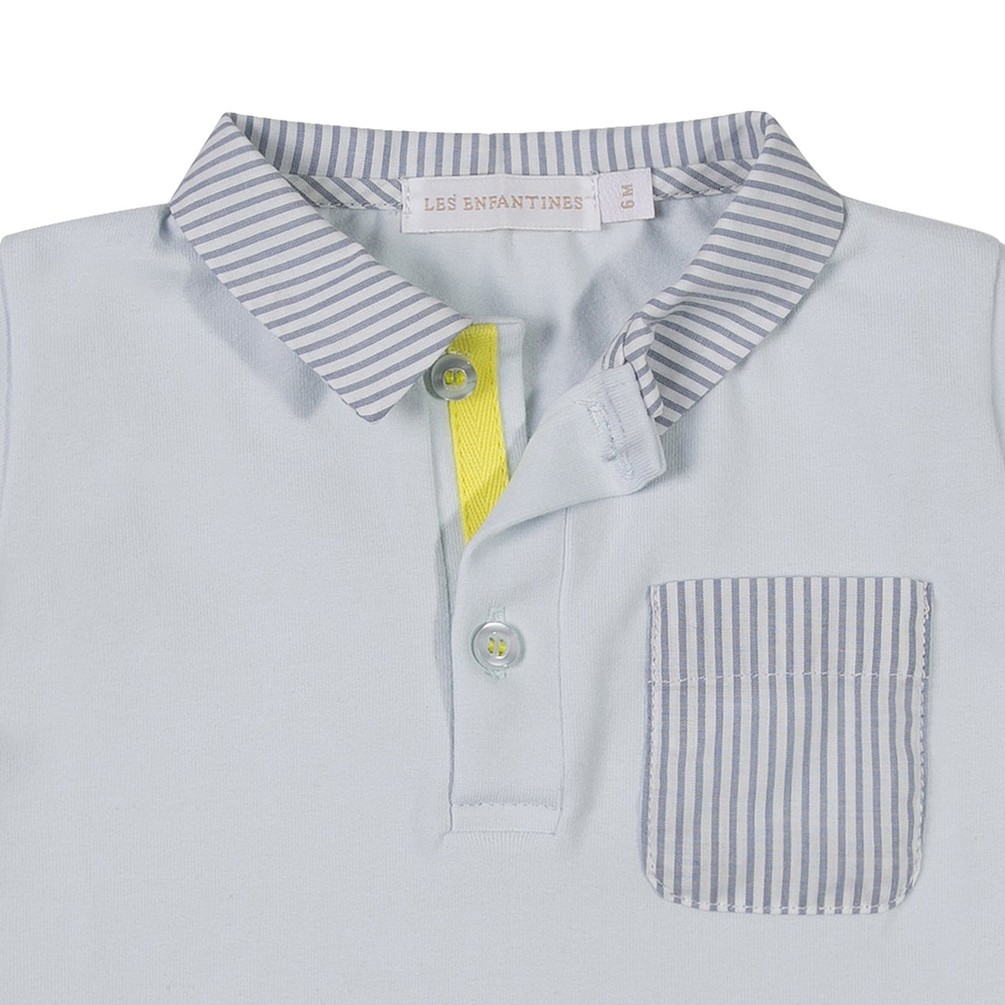 Polo Manchot Rayure Orage les enfantines