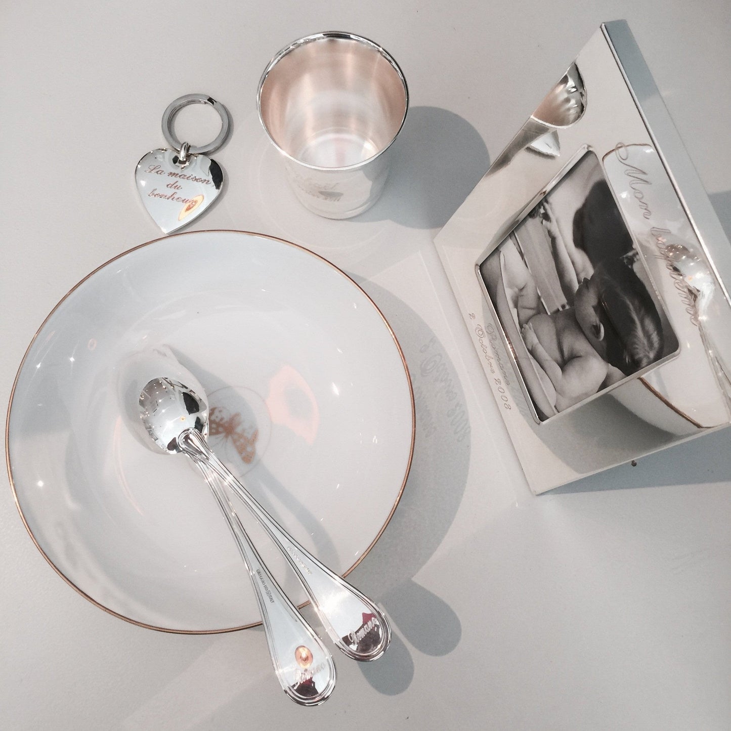 Cadre en Métal argenté les enfantines