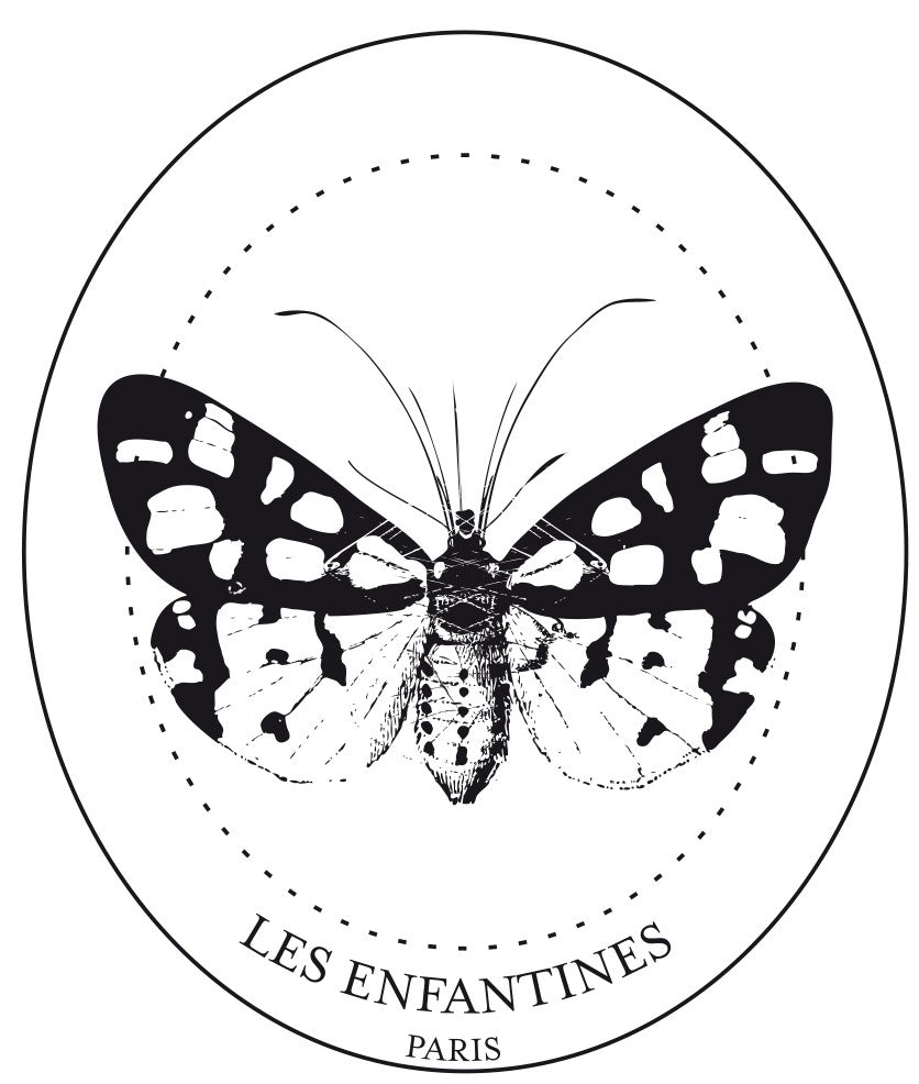 Assiette en porcelaine & or Les Enfantines