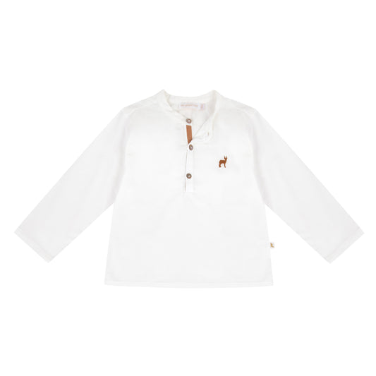 Blouse Bourdon carreaux camel Les Enfantines