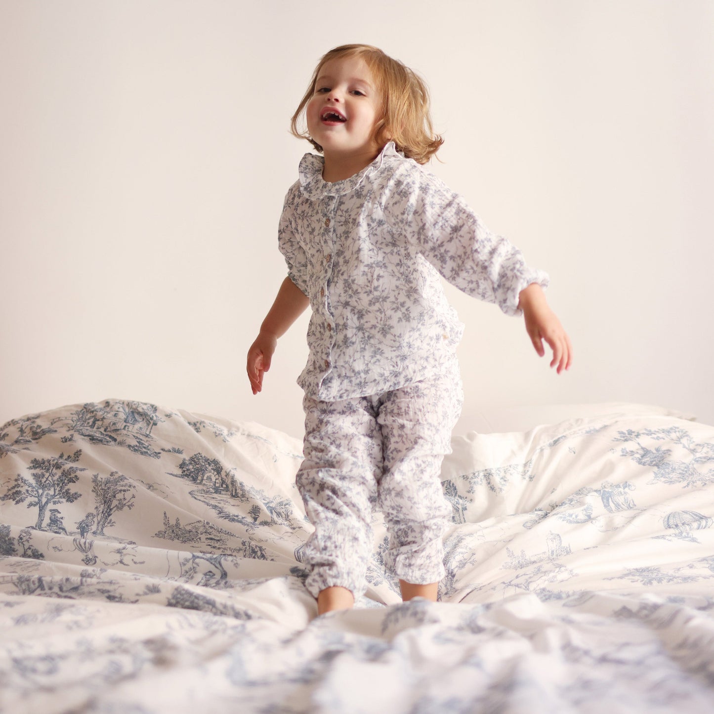 Pyjama lionne gaze feuillage Les Enfantines
