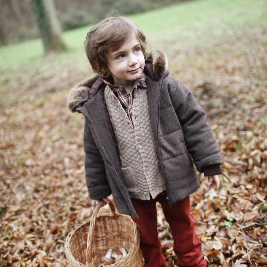 Chemise à carreaux bûcheron Les Enfantines