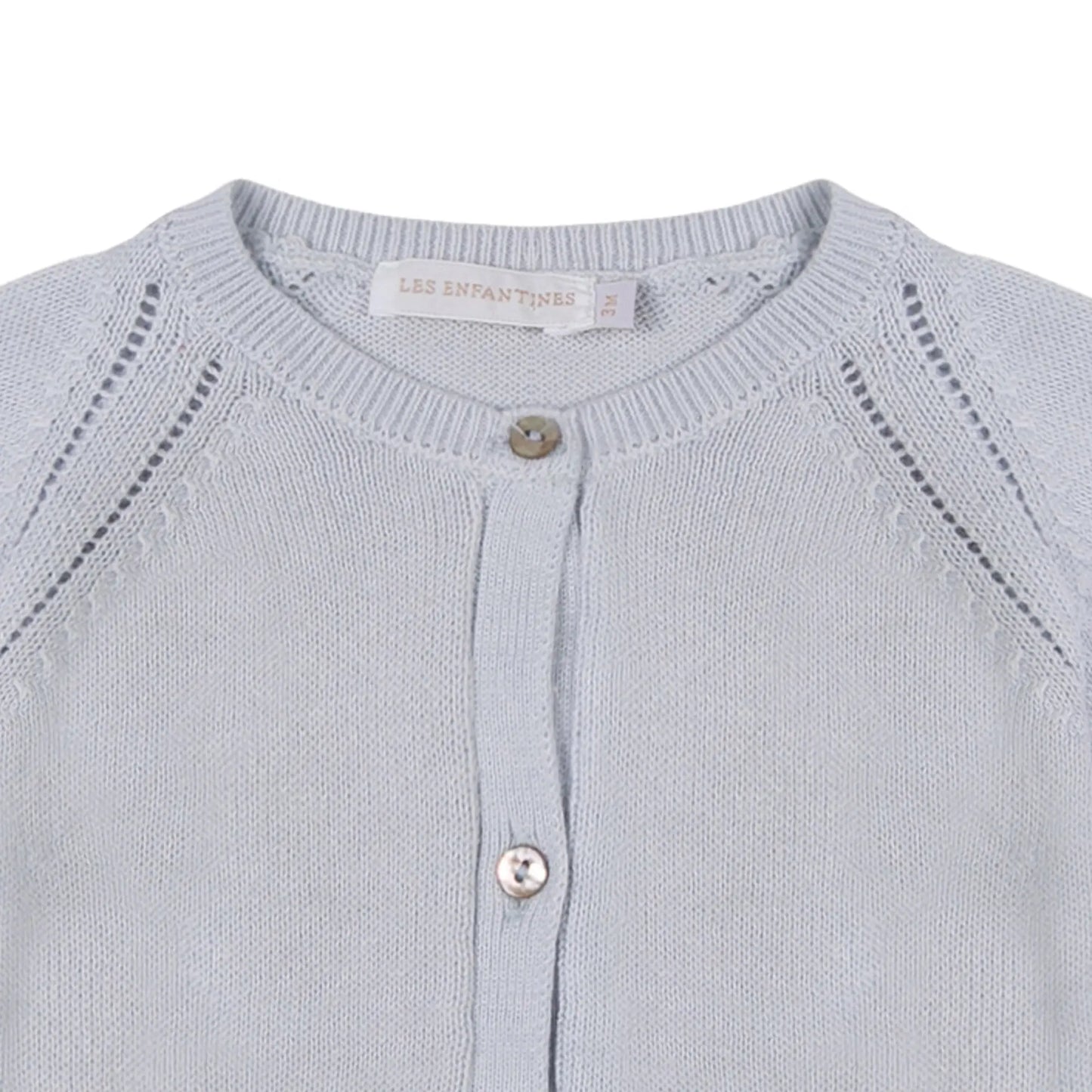 Cardigan Coccinelle Bleu ciel les enfantines