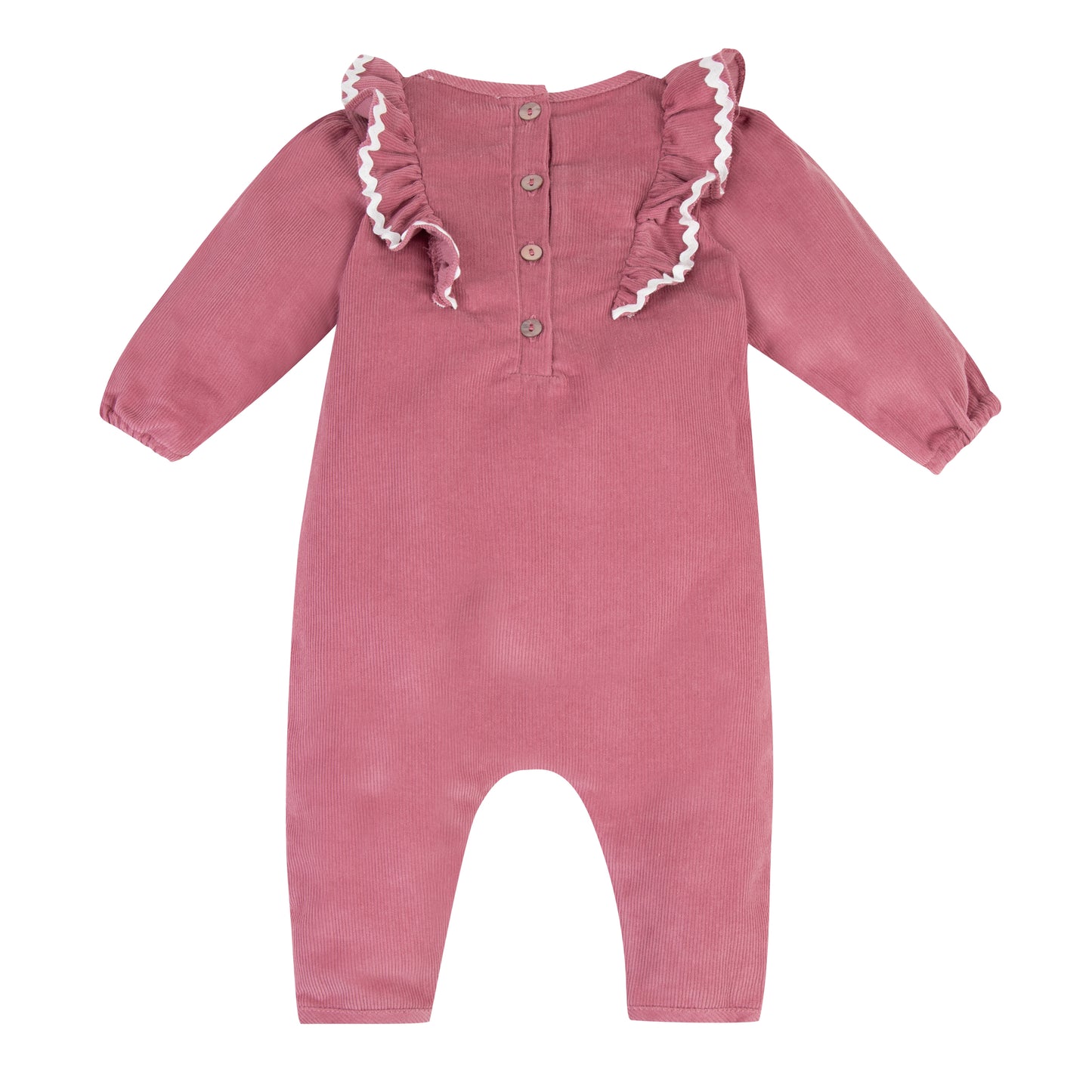 Combinaison hirondelle velours vieux rose Les Enfantines